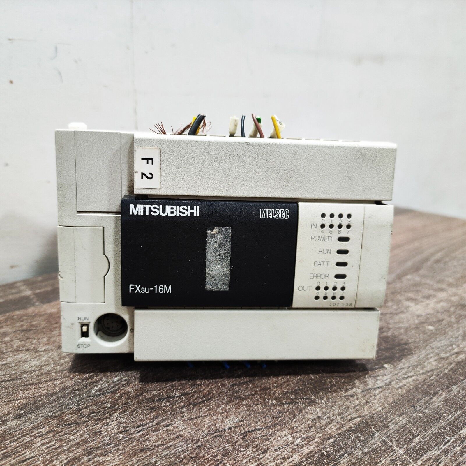 MITSUBISHI FX3U-16MT/ES-A PLC MODULE 100-240VAC INPUT 8 INPUTS 8 OUTPUTS