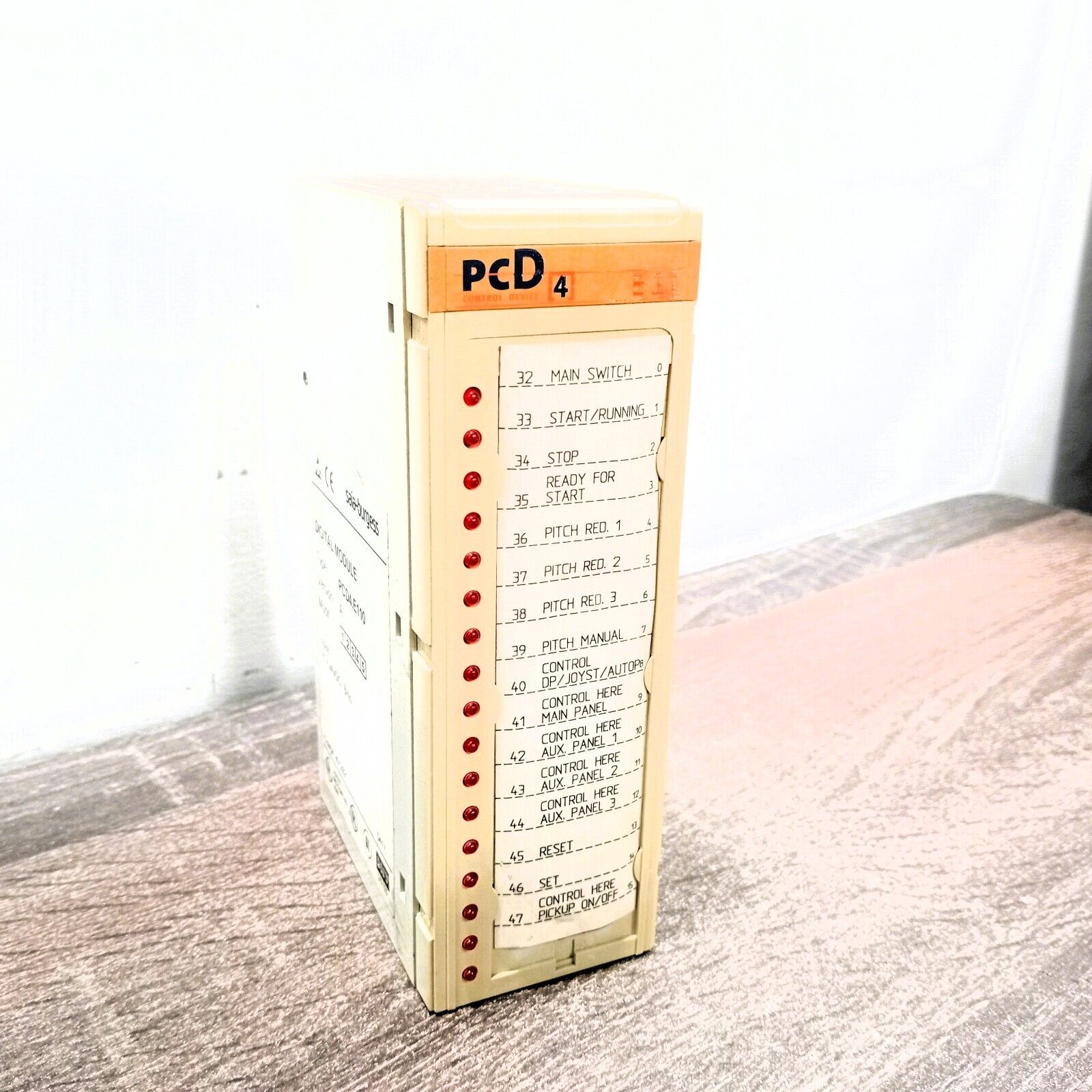 SAIA BURGESS PCD4.E110 16 POINT DIGITAL INPUT MODULE 24 VDC