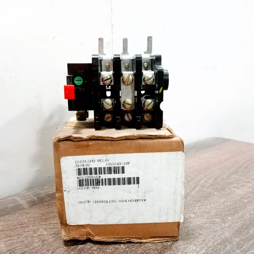 GENERAL ELECTRIC CR224D510F OVERLOAD RELAY STD PILOT DUTY 600 VAC MAX