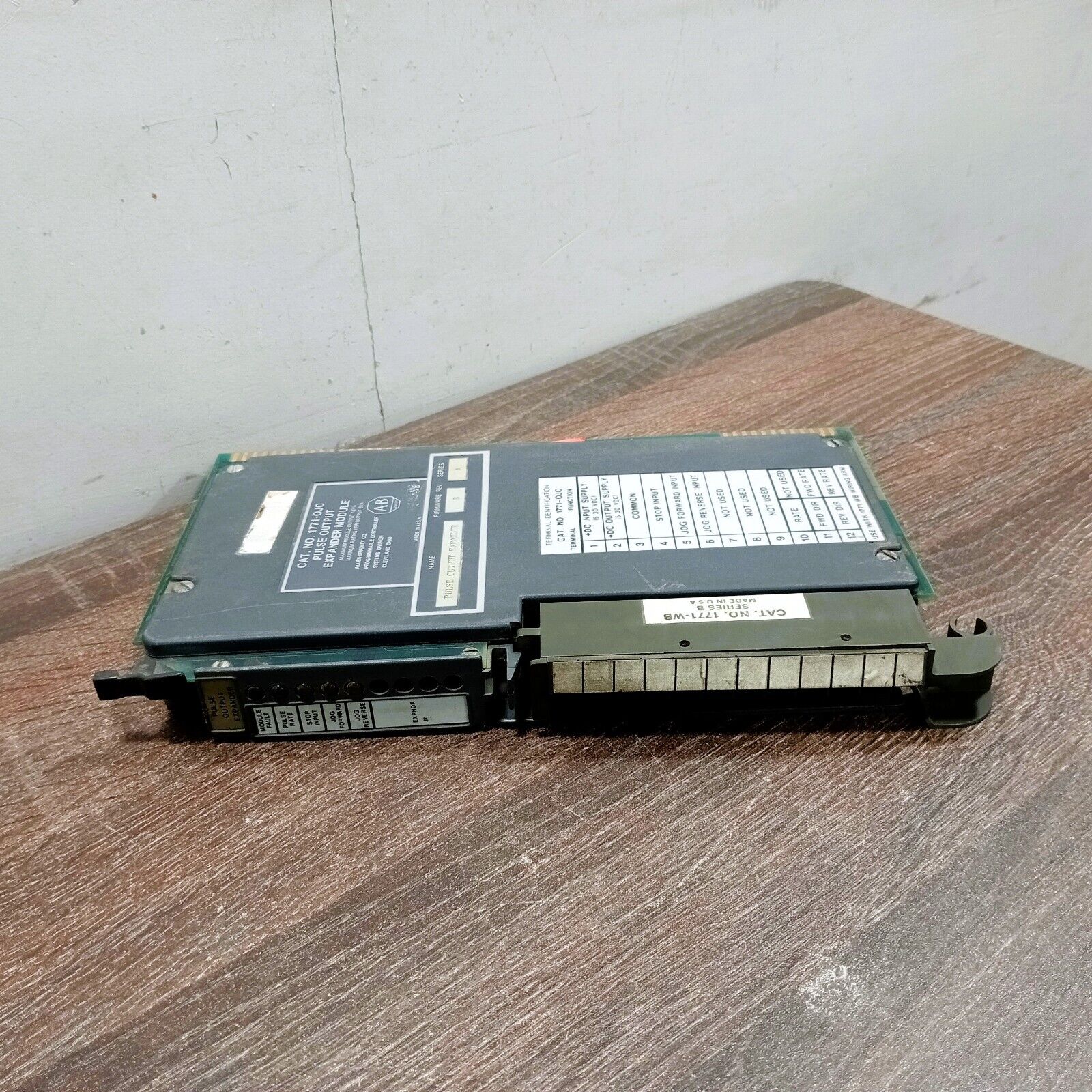 ALLEN BRADLEY 1771-OJC EXPANSION MODULE PULSE OUTPUT 1771 SERIES I/O 5-30 VDC