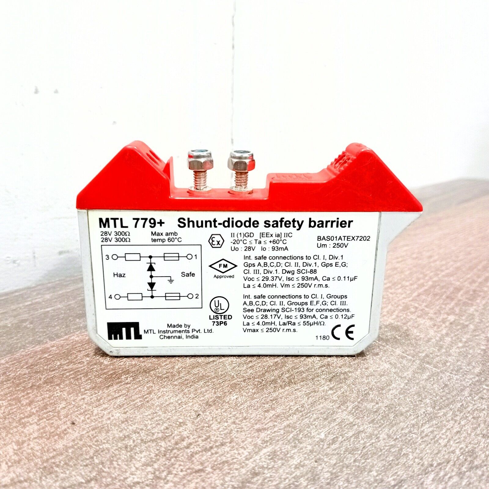 MTL MTL779+ SHUNT DIODE SAFETY BARRIER 2CHANNEL 28 VOLT +VE 300OHM