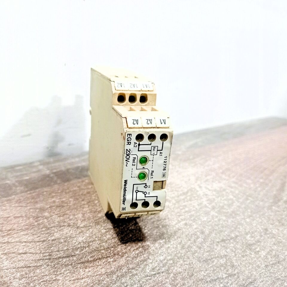WEIDMULLER EGR-EG3-115/230V RELAY COUPLER 1NC SINGLE CHANNEL 115/230VAC