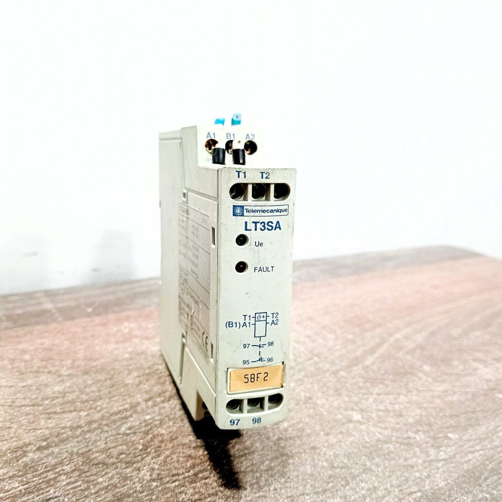 TELEMECANIQUE LT3SA00ED OVERLOAD RELAY 24-48VDC 5A AUTOMATIC RESET 1NC + 1NO DUAL VOLTAGE CONTACT TYPE DIN-RAIL MOUNTED