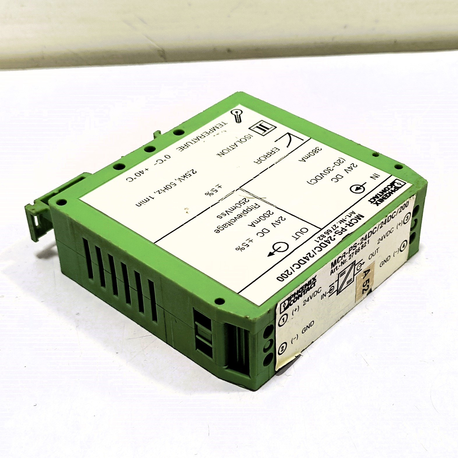 PHOENIX CONTACT MCR-PS-24DC/24DC/200 POWER SUPPLY