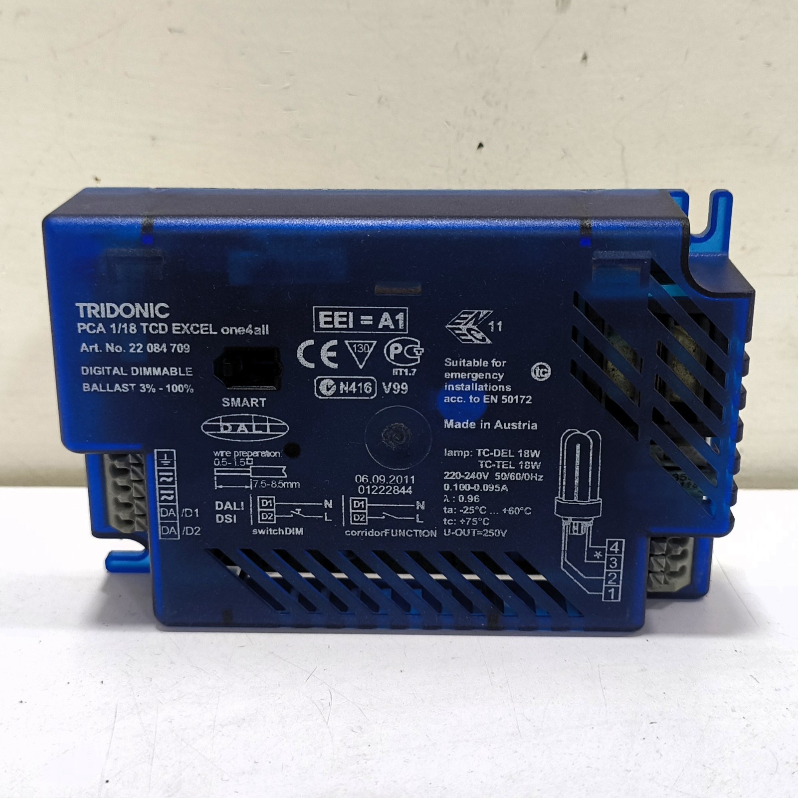 Tridonic PCA 1/18 TCD EXCEL 22 084 709