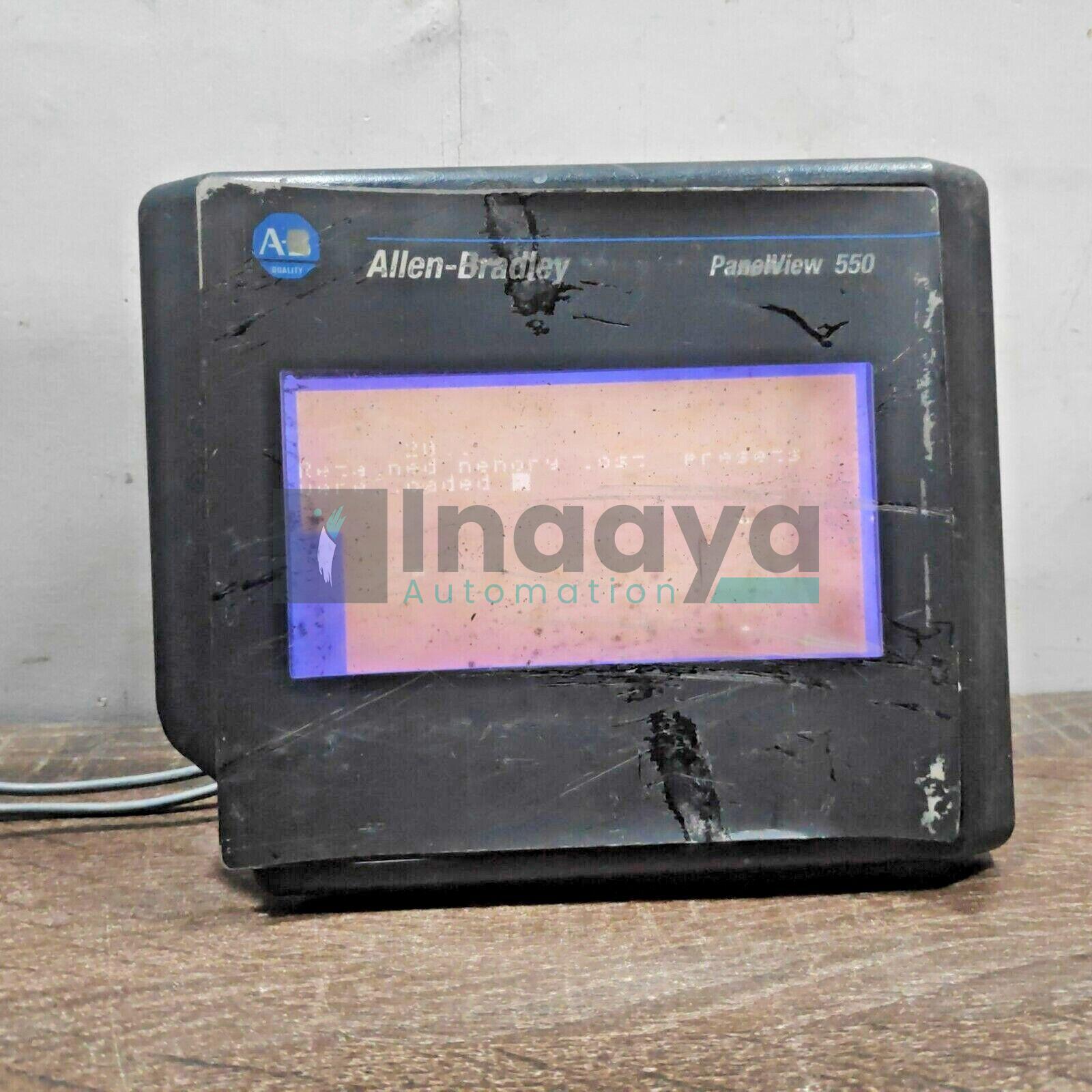 ALLEN BRADLEY 2711-T5A16L1 SER.B PANELVIEW 550