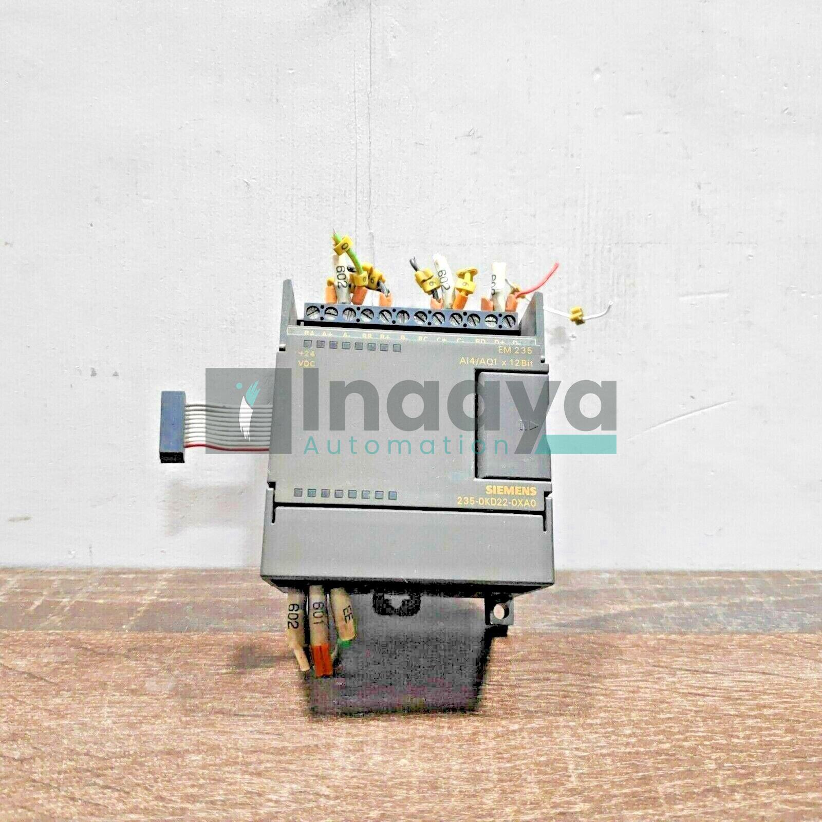 SIEMENS 6ES7235-0KD22-0XA0 SIMATIC S7-200 ANALOG I/O MODULE ANALOG CURRENT/VOLTAGE INPUTS EM 235 ONLY FOR S7-22X CPU 21/28 VDC 12 BIT CONVERTER