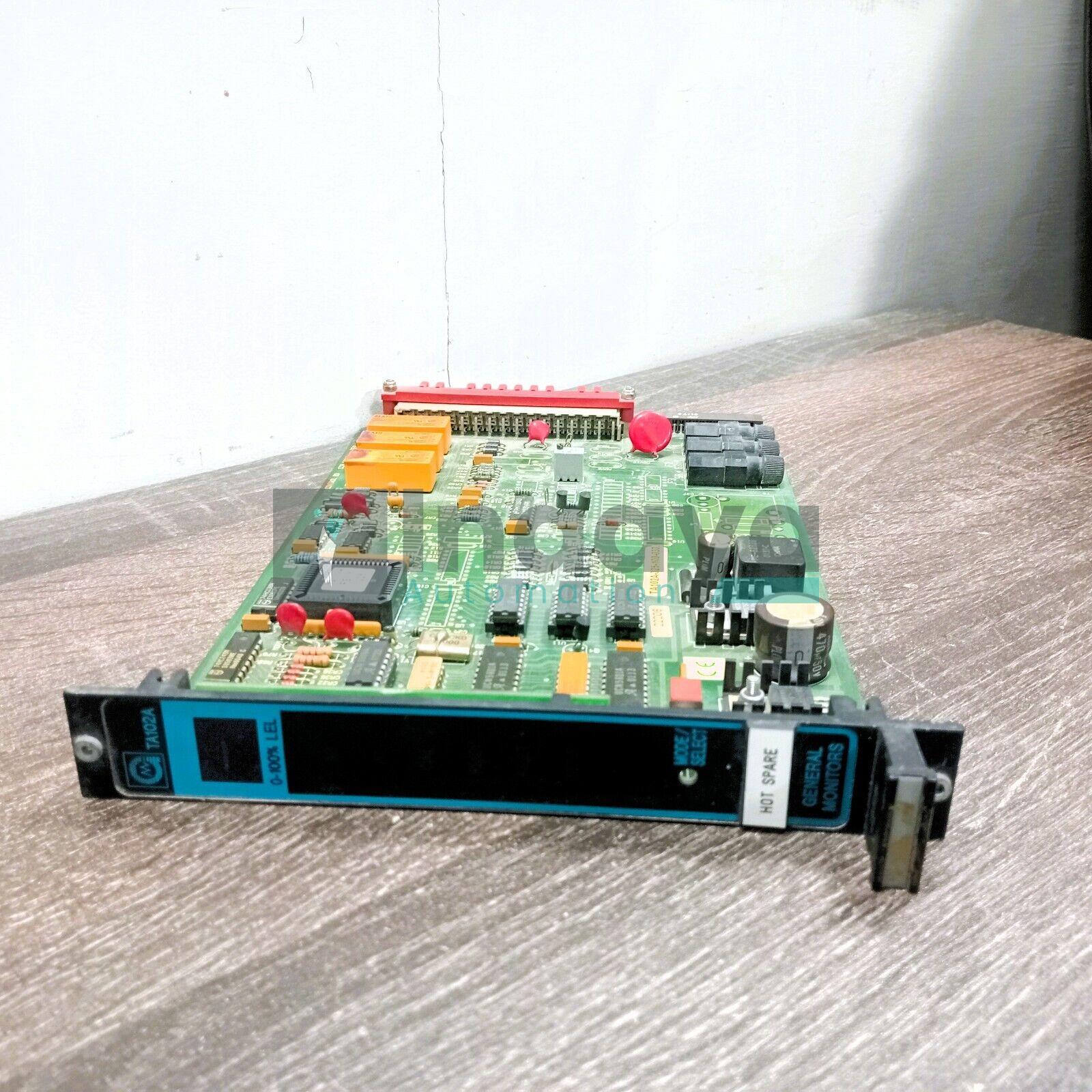 GENERAL MONITORS TA102A TA102A-325-100-033 Single Channel Combustible Trip Amplifier Module CONTROL BOARD CCA 11146