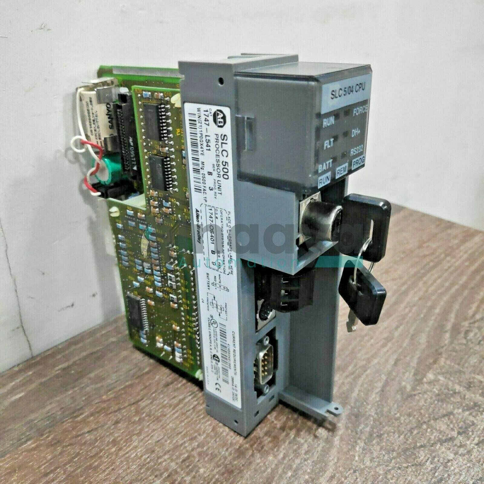 ALLEN BRADLEY 1747-L541 SER.B SLC 500 PLC CPU MODULE