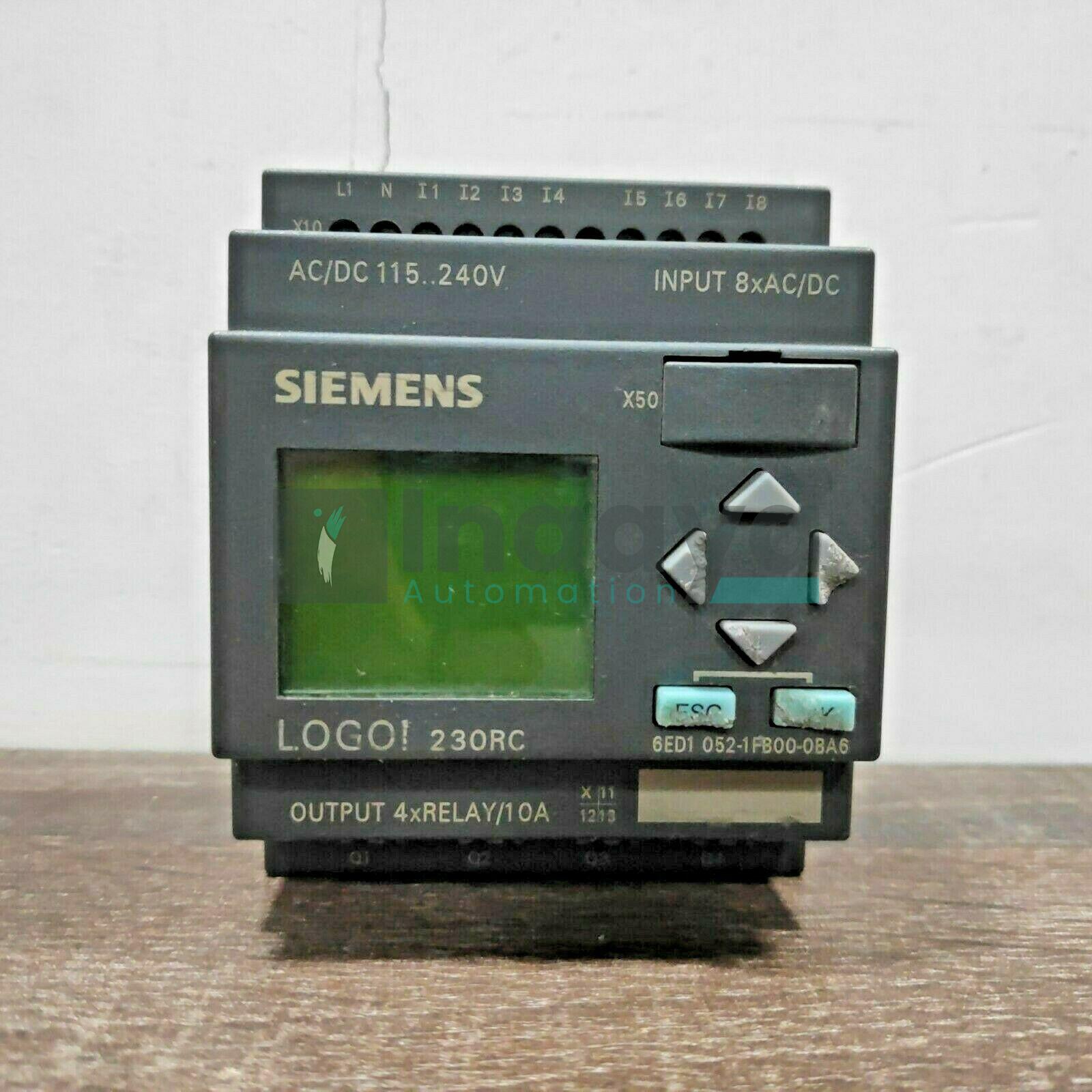 SIEMENS 6ED1052-1FB00-0BA6 LOGIC MODULE PLC