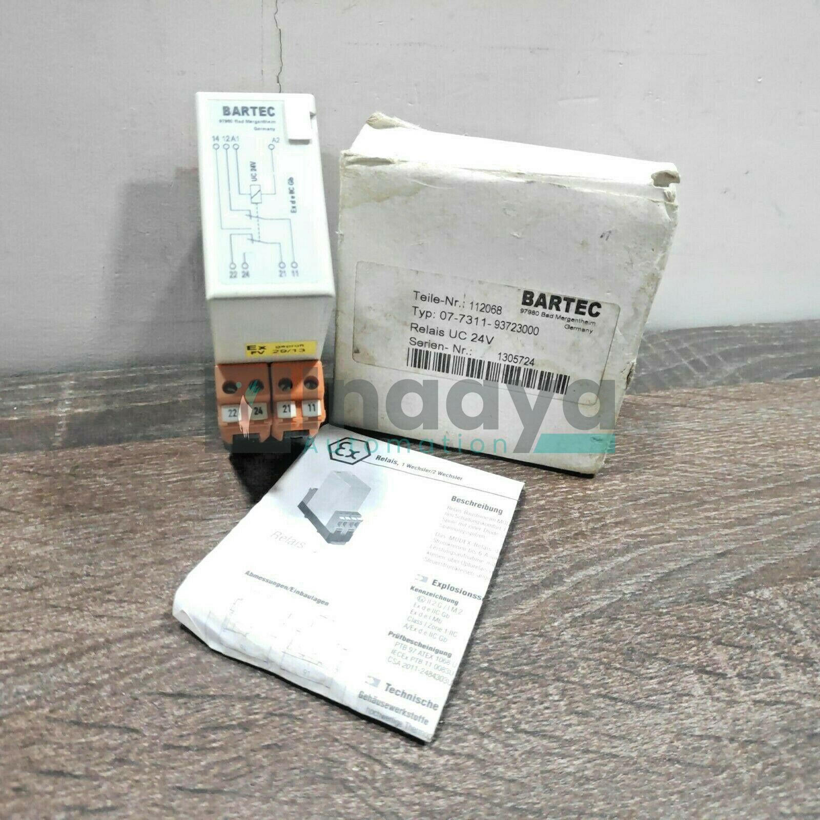 BARTEC 07-7311-93723000 Relay Modules