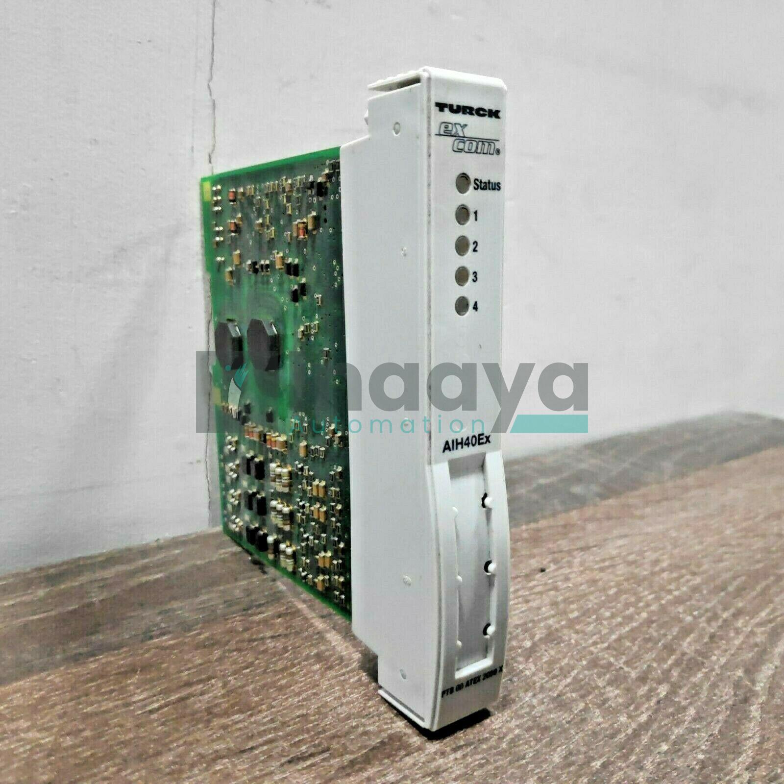 TURCK AIH40EX 6884001 ANALOG INPUT MODULE ACTIVE HART 4-CHANNEL EXCOM I/O SYSTEM