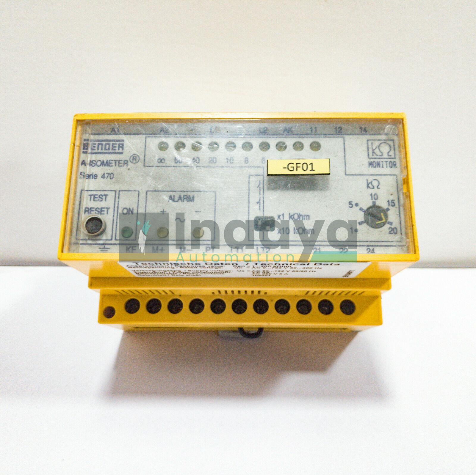 BENDER IR470LY-4013 INSULATION MONITORING DEVICE
