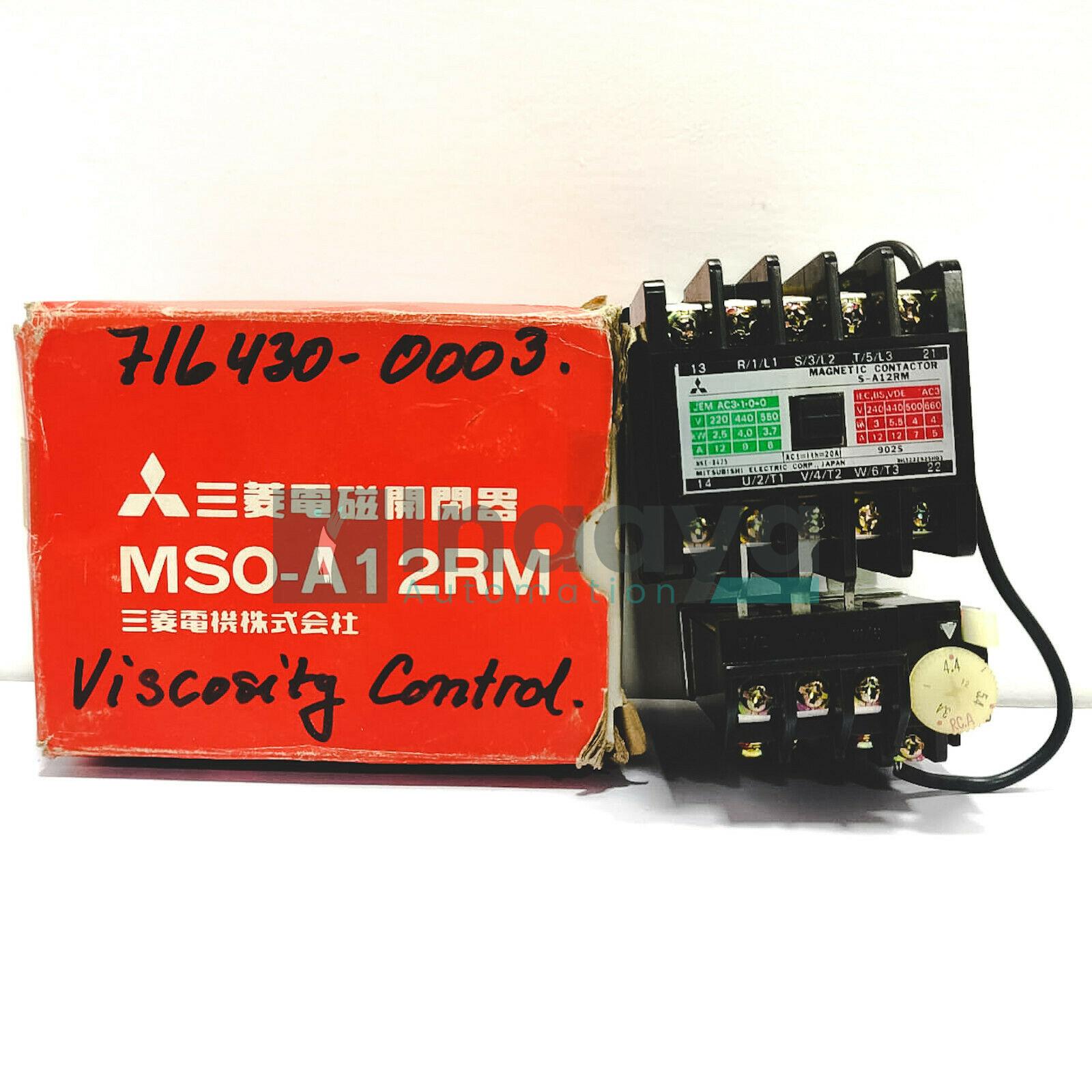 Mitsubishi MSO-A12RM Magnetic Switch
