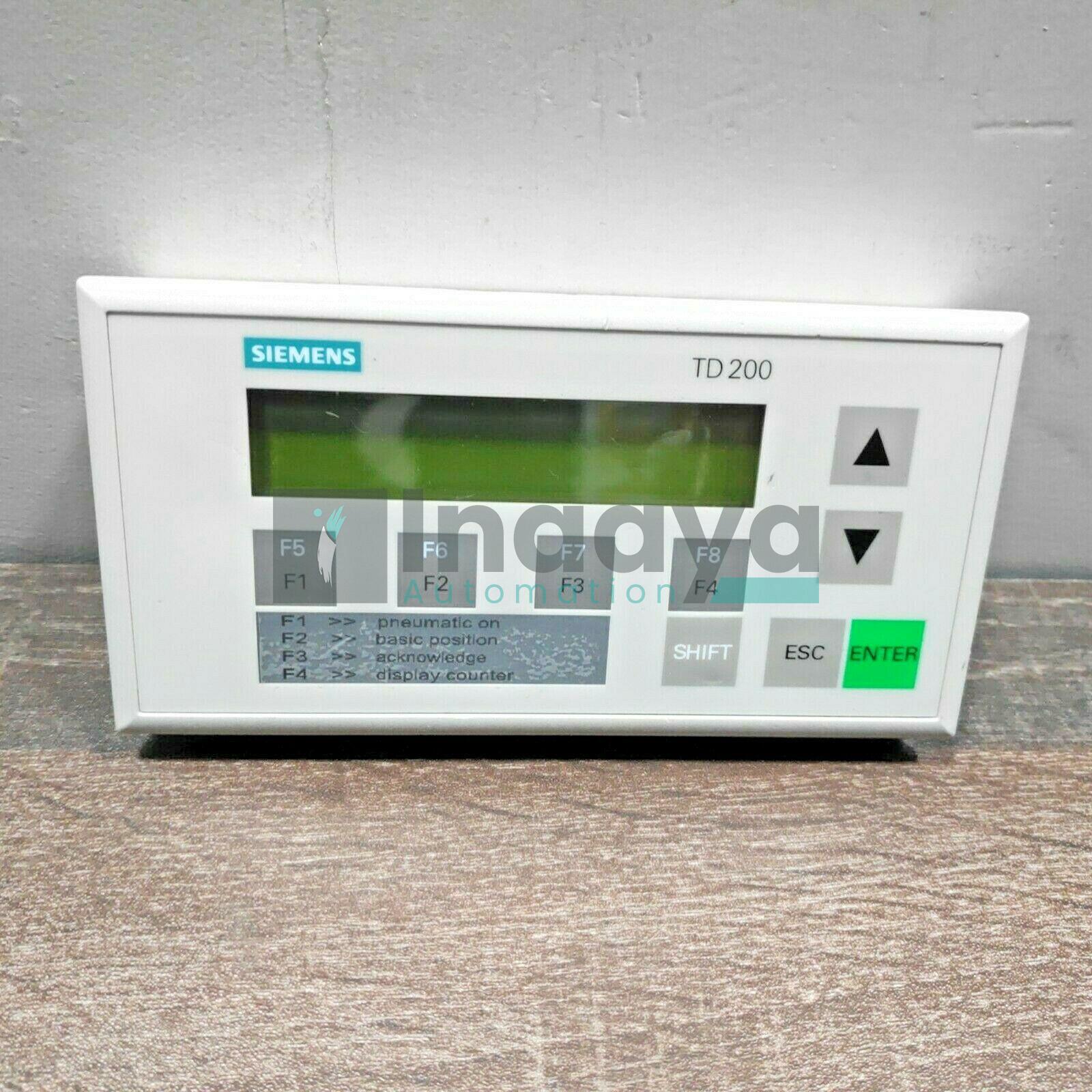 SIEMENS 6ES7272-0AA30-0YA1 TD200 OPERATOR INTERFACE