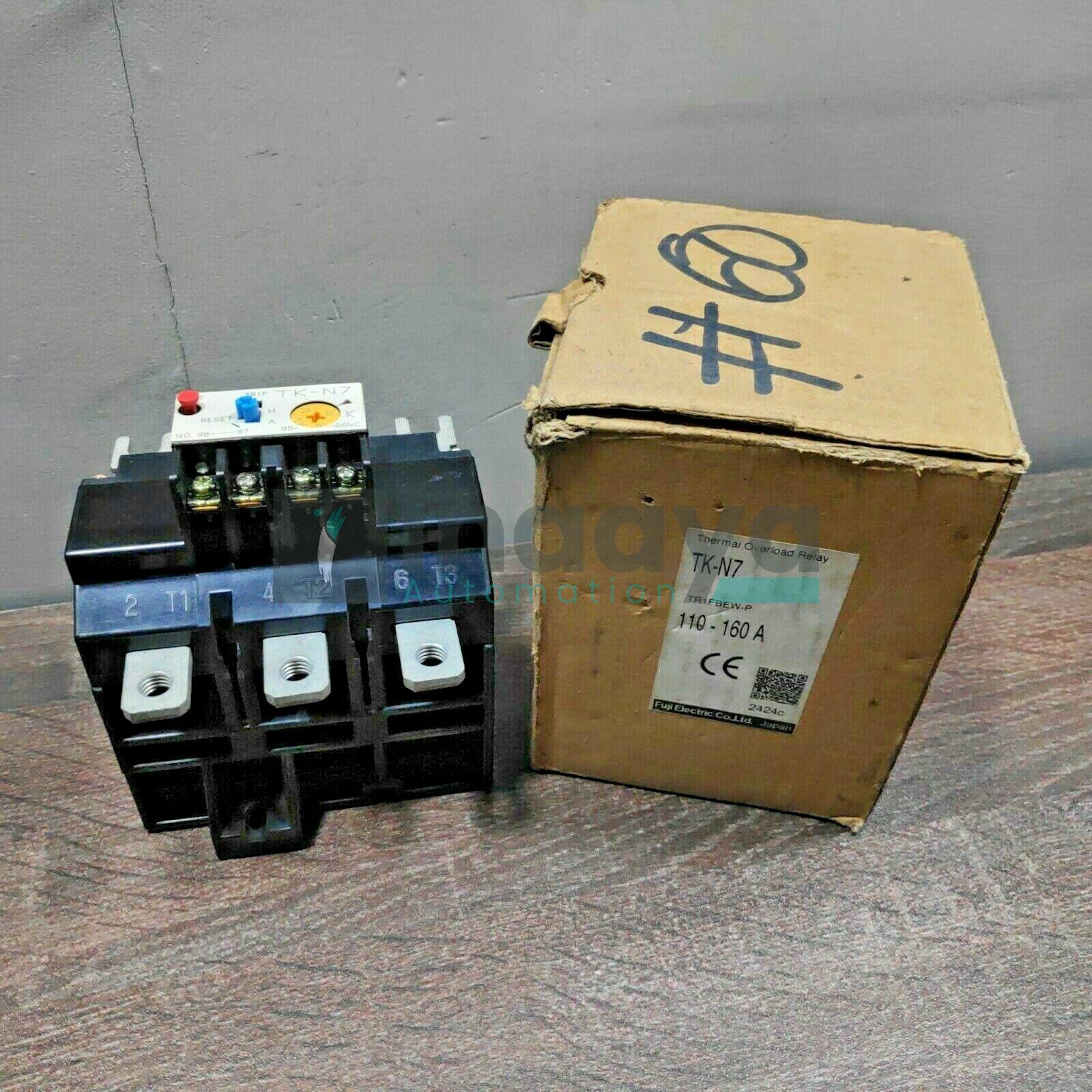 FUJI ELECTRIC TR1FBEW-P TK-N7 110-160A THERMAL OVERLOAD RELAY