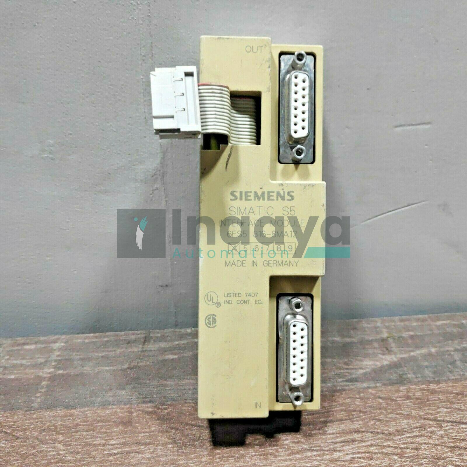 SIEMENS 6ES5316-8MA12 SIMATIC S5 I/O INTERFACE MODULE