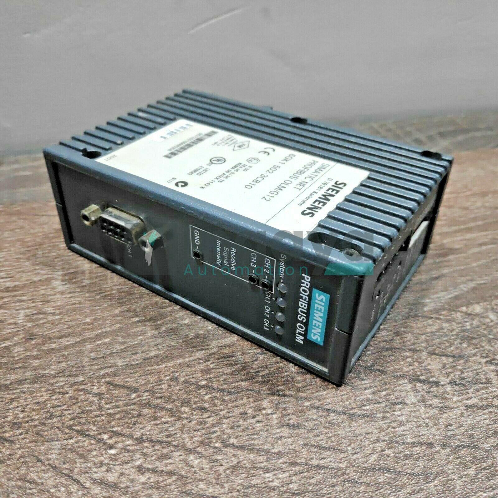 SIEMENS 6GK1502-3CB10 SIMATIC NET PROFIBUS OLM/G12 OPTICAL LINK MODULE