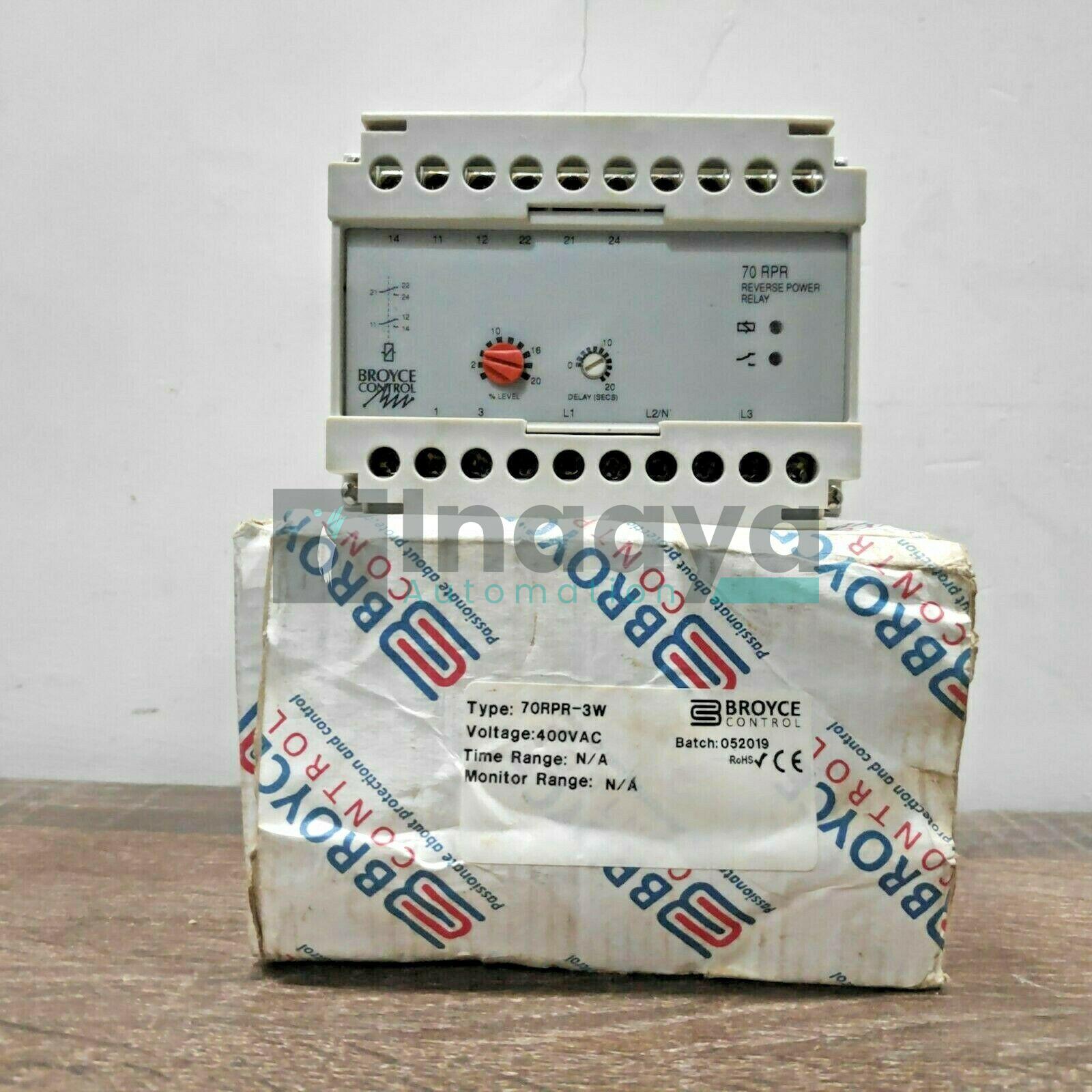 BROYCE CONTROL 70RPR REVERSE POWER RELAY