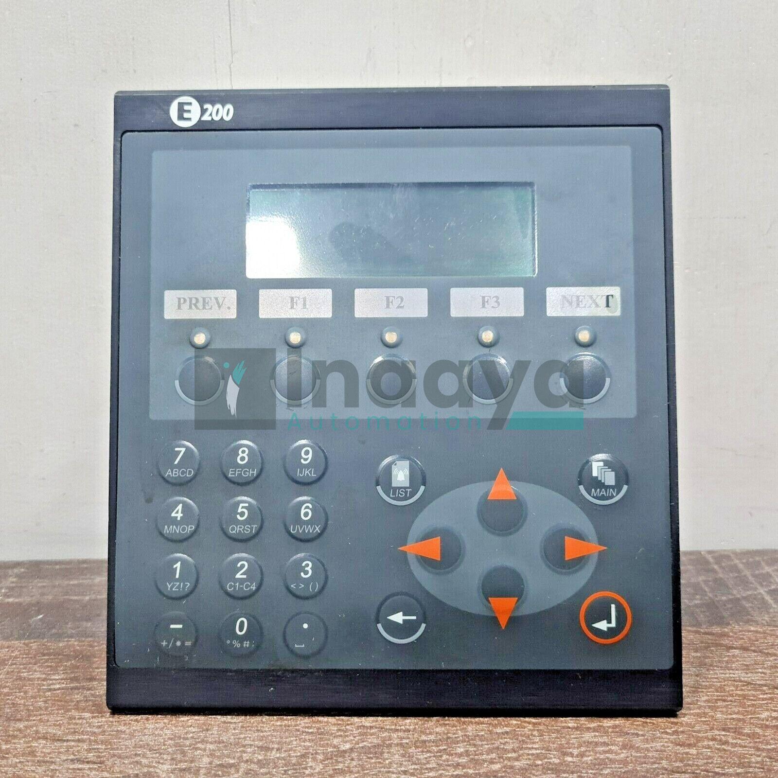 BEIJER E200 OPERATOR INTERFACE WITH KEYPAD 24VDC 150MA CLASS 2 POWER SUPPLY
