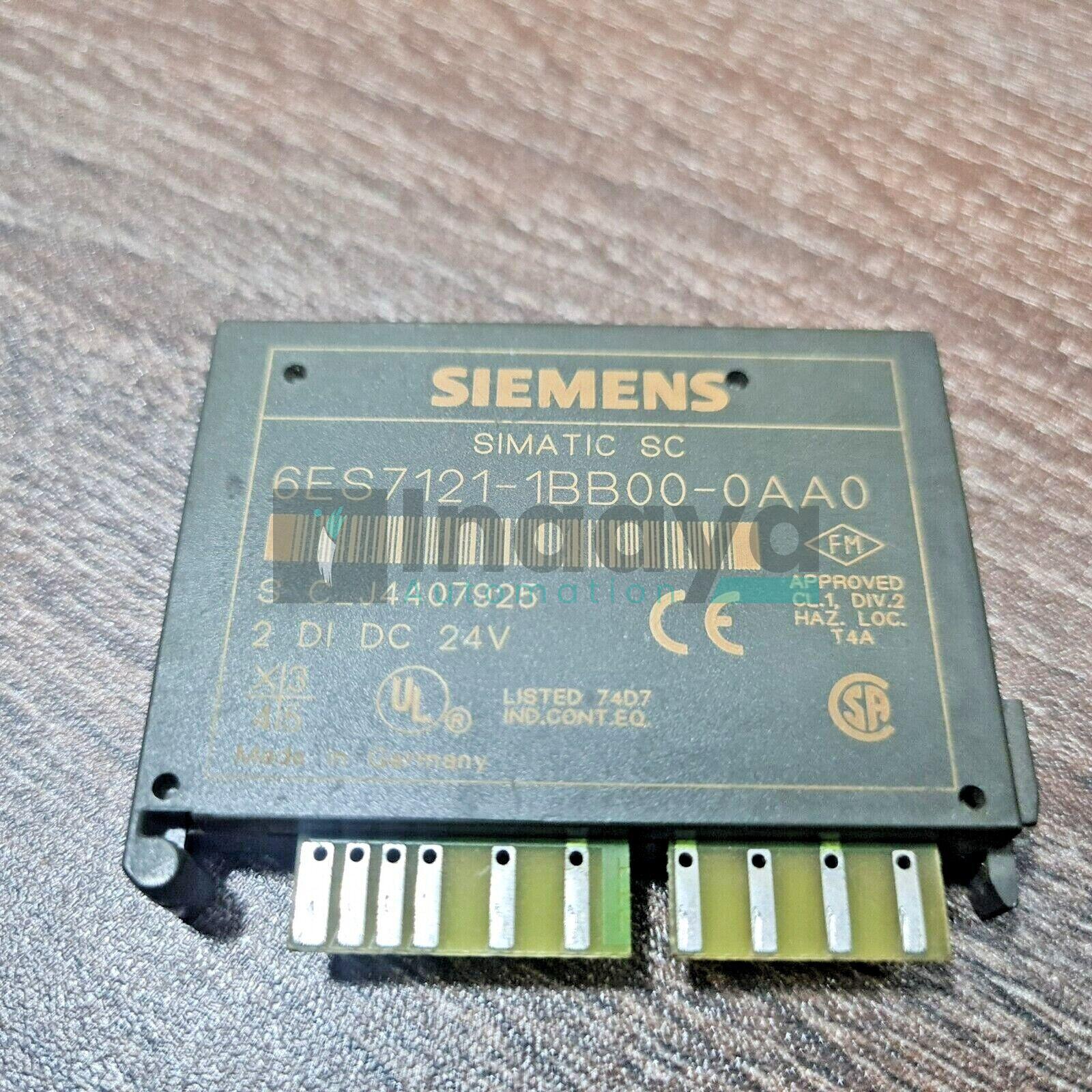 SIEMENS 6ES7121-1BB00-0AA0 SIMATIC SC DIGITAL INPUT SUBMODULE