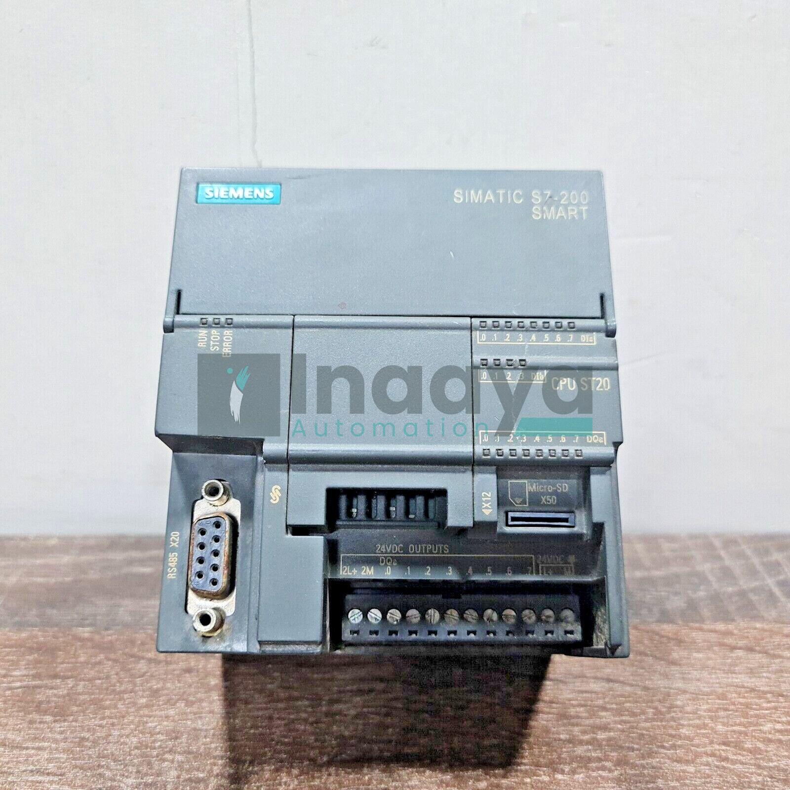 SIEMENS 6ES7288-1ST20-0AA0 SIMATIC S7-200 SMART CPU ST20 PLC CPU