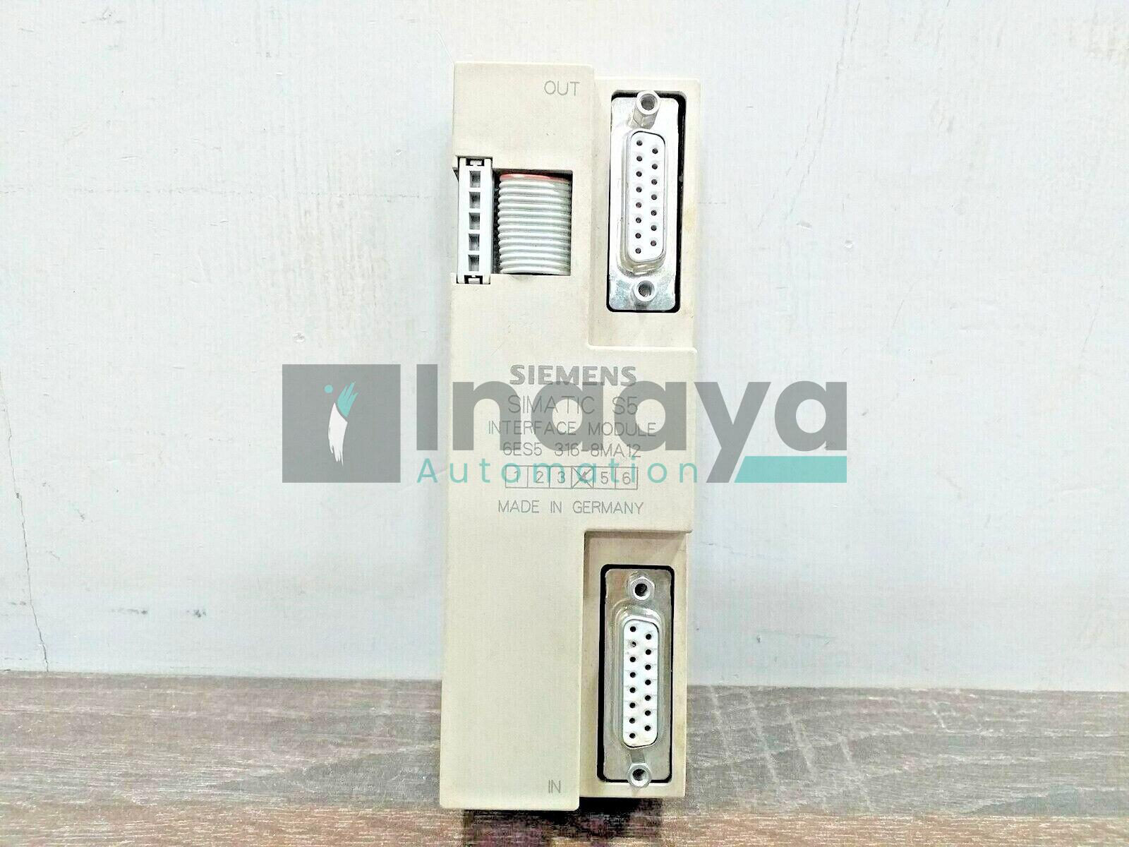 SIEMENS 6ES5316-8MA12 SIMATIC S5 I/O INTERFACE MODULE