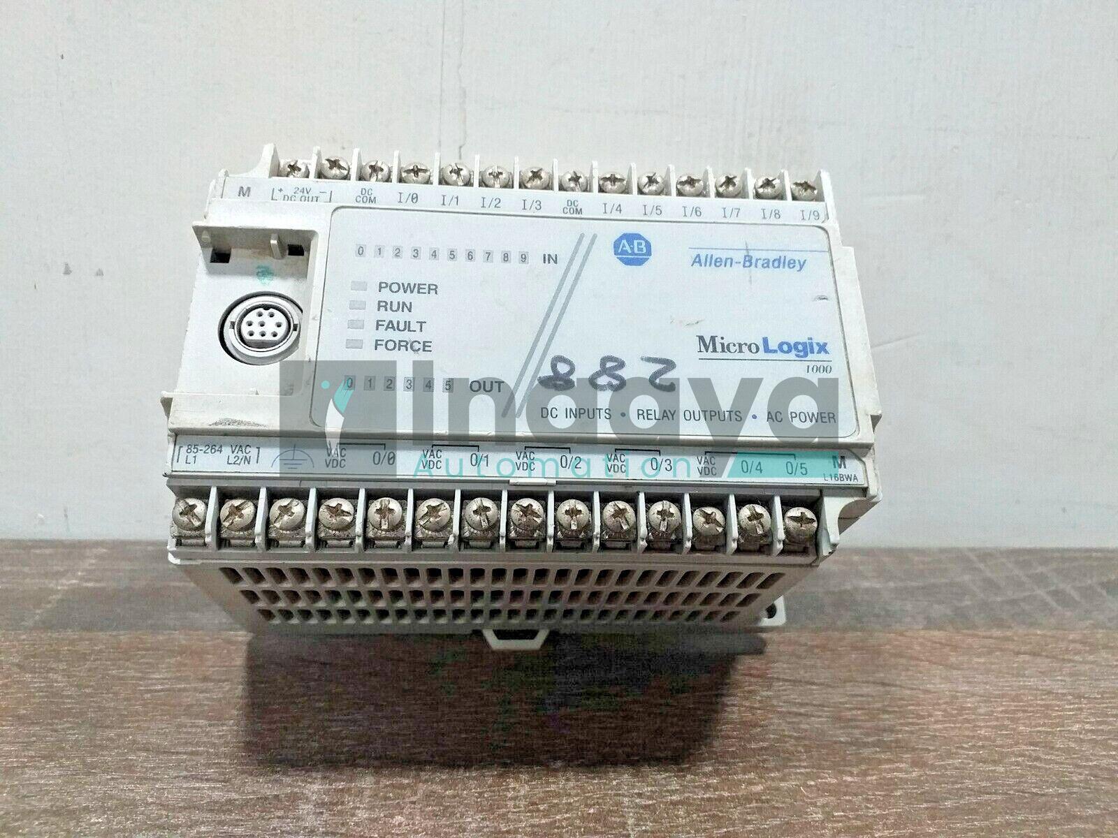 ALLEN BRADLEY 1761-L16BWA SER.E MICROLOGIX 1000 PLC