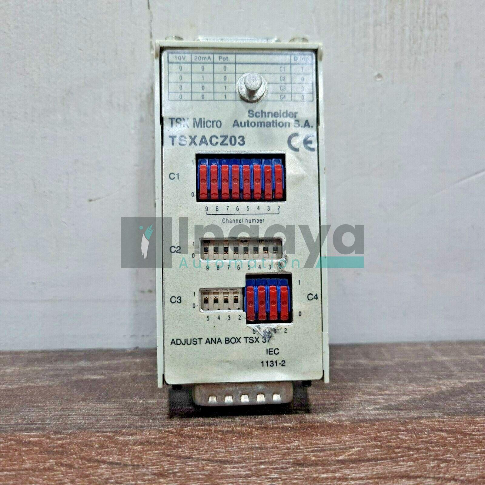 SCHNEIDER TSXACZ03 MODICON TSX MICRO ANALOG INPUT ADJUSTMENT BOX