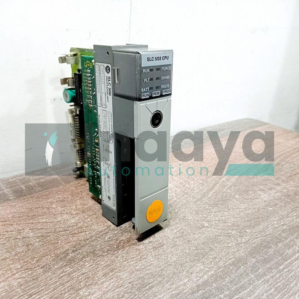 ALLEN BRADLEY 1747-L532 SER.C SLC 5/03 SLC 500 SERIES PLC PROCESSOR CONTROLLER