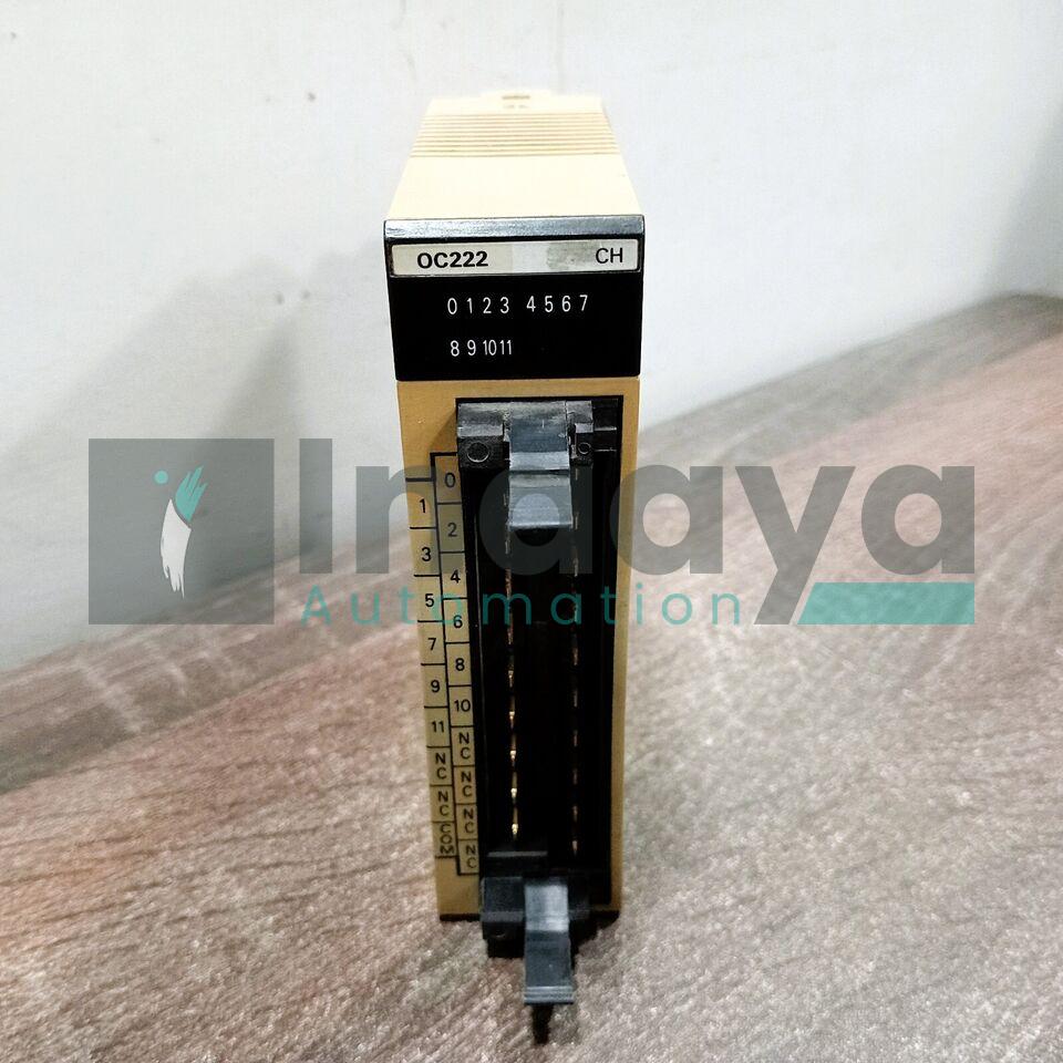 OMRON C200H-OC222 OUTPUT MODULE RELAY SYSMAC C200 12 CHANNEL RELAY OUTPUT MODULE 2A 24VDC / 250VAC 12POINT 2AMP 250VAC 24VDC 8AMP/UNIT 2AMP/POINT RACK MOUNT