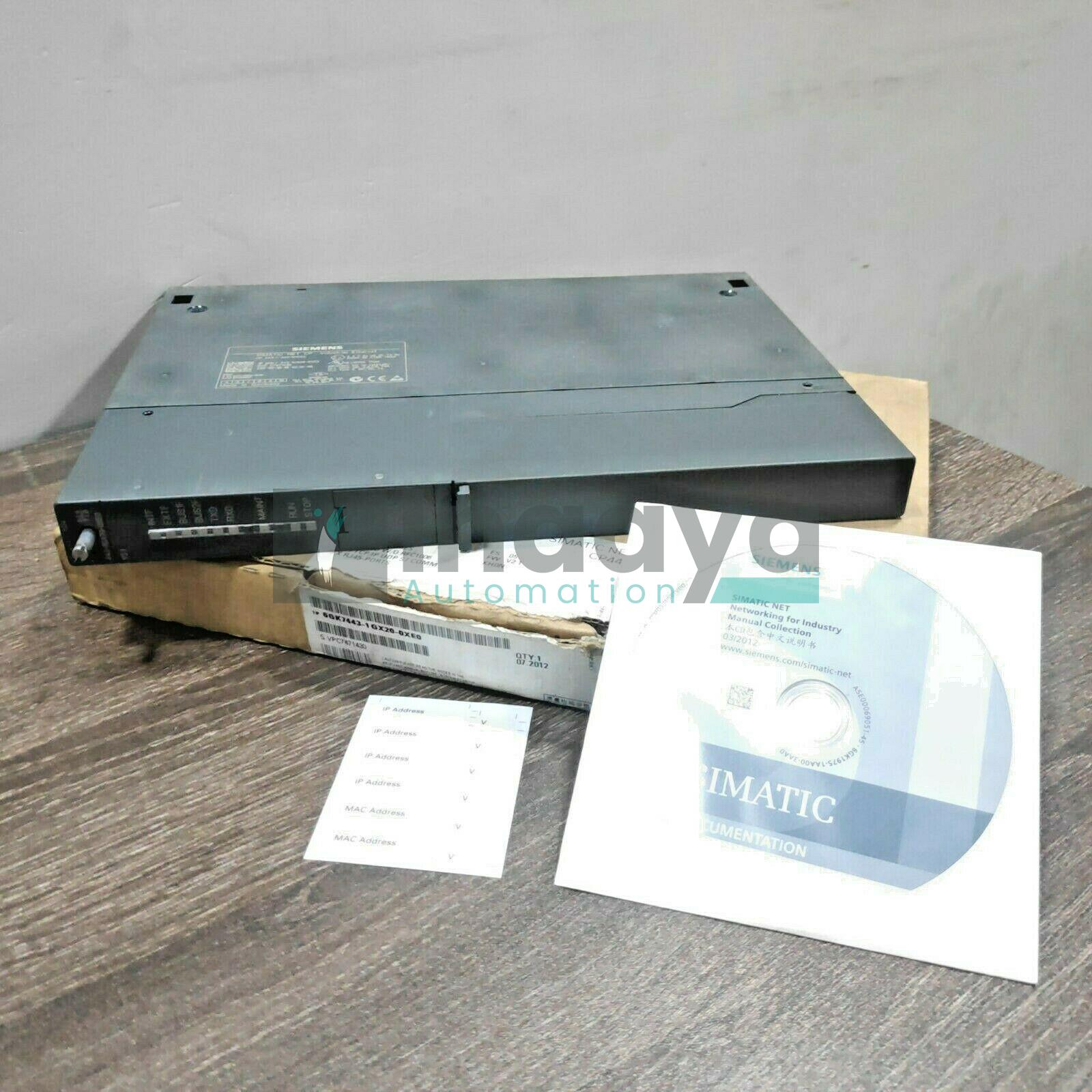 SIEMENS 6GK7-443-1GX20-0XE0 SIMATIC S7-400 COMMUNICATIONS PROCESSOR