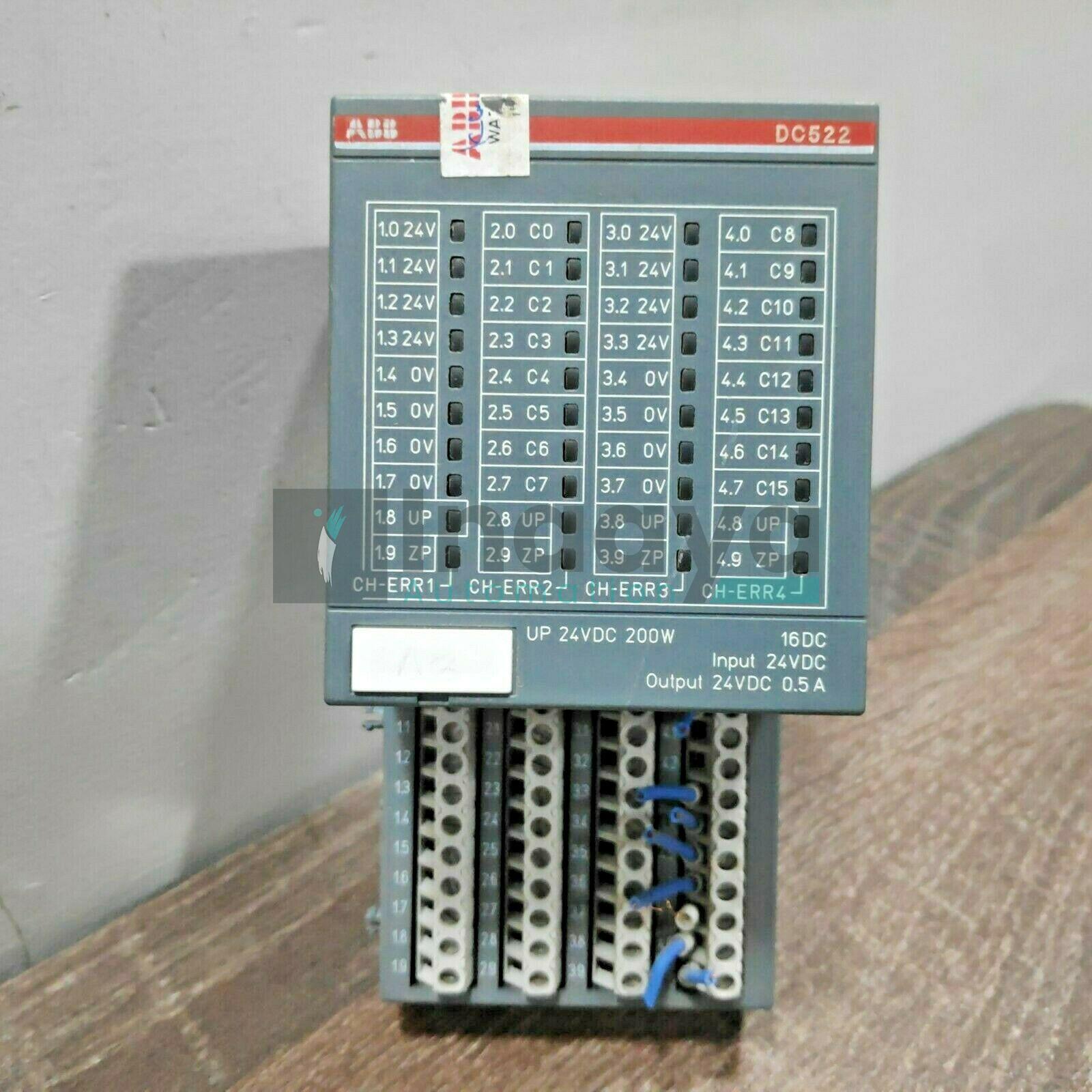 ABB 1SAP240600R0001 DC522 DIGITAL I/O MODULE WITH 1SAP212200R0001 TU515 I/O TERMINAL UNIT
