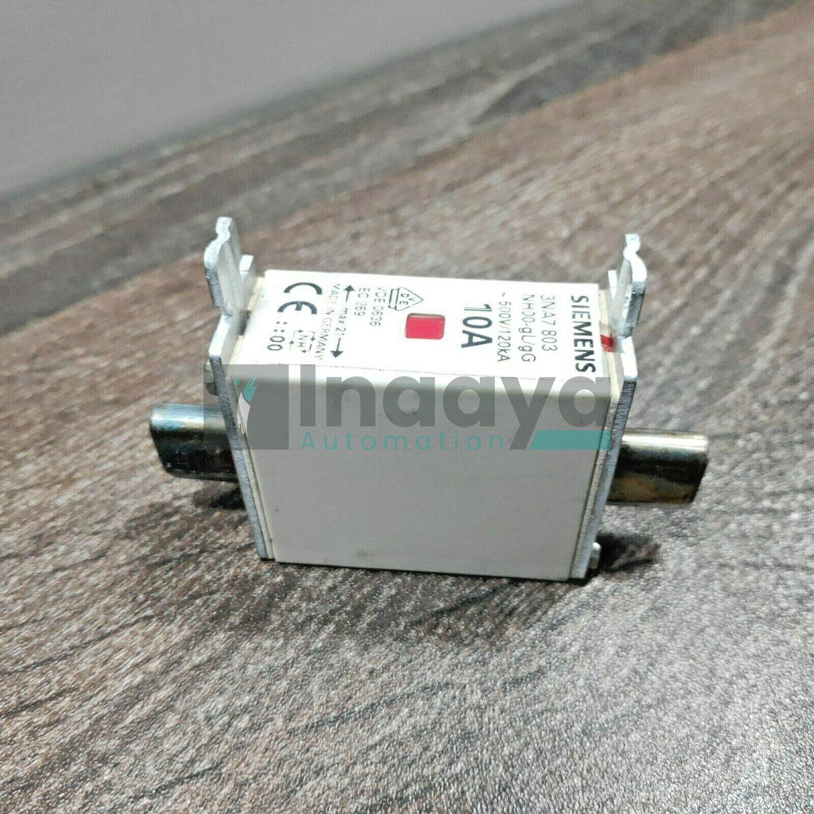 SIEMENS 3NA7 803 10A LV HRC FUSE LINK