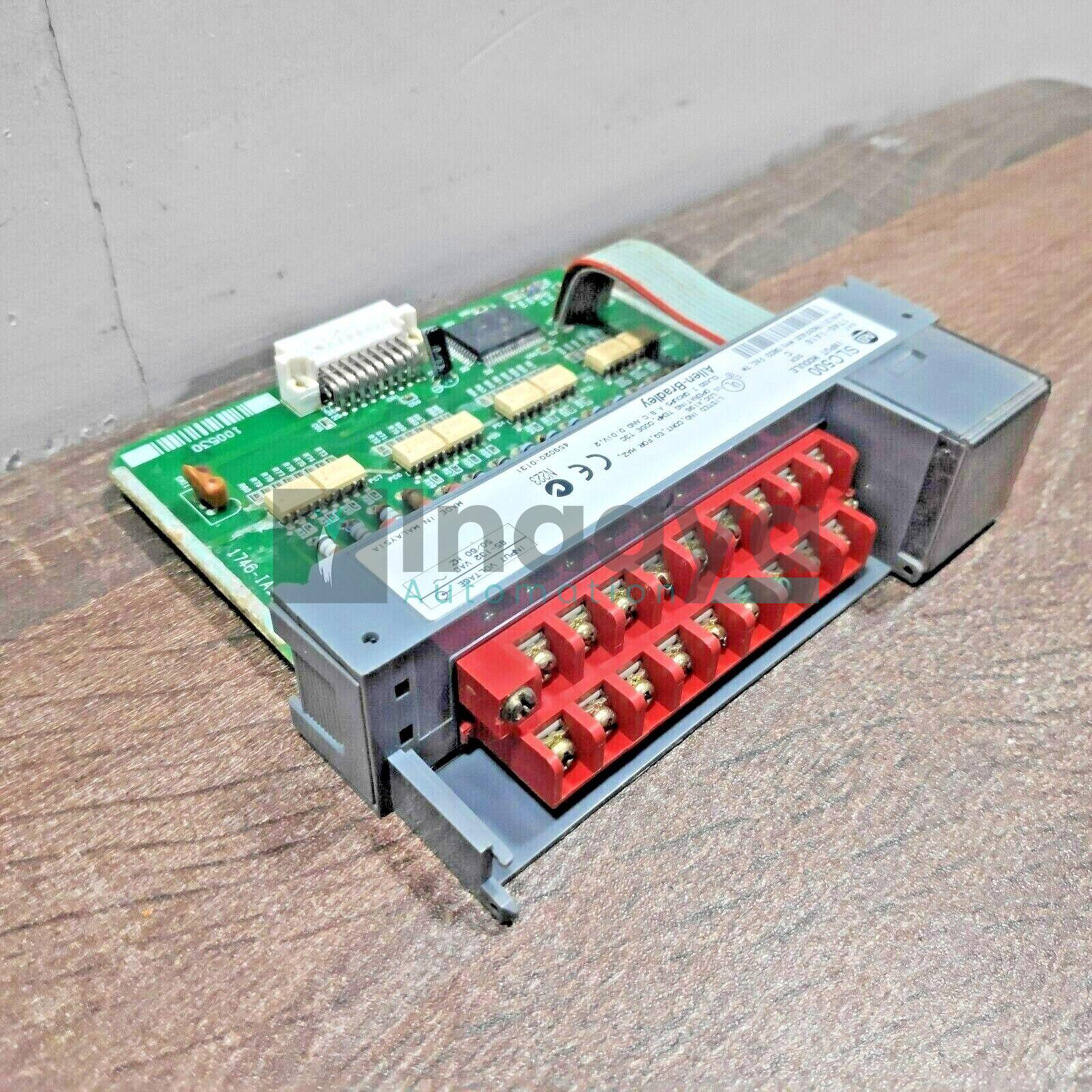 ALLEN BRADLEY 1746-IA16 SER.B SLC 500 16 POINT DIGITAL INPUT MODULE 16 INPUTS 110-120 VAC 50/60 HZ 85 MA @ 5 V