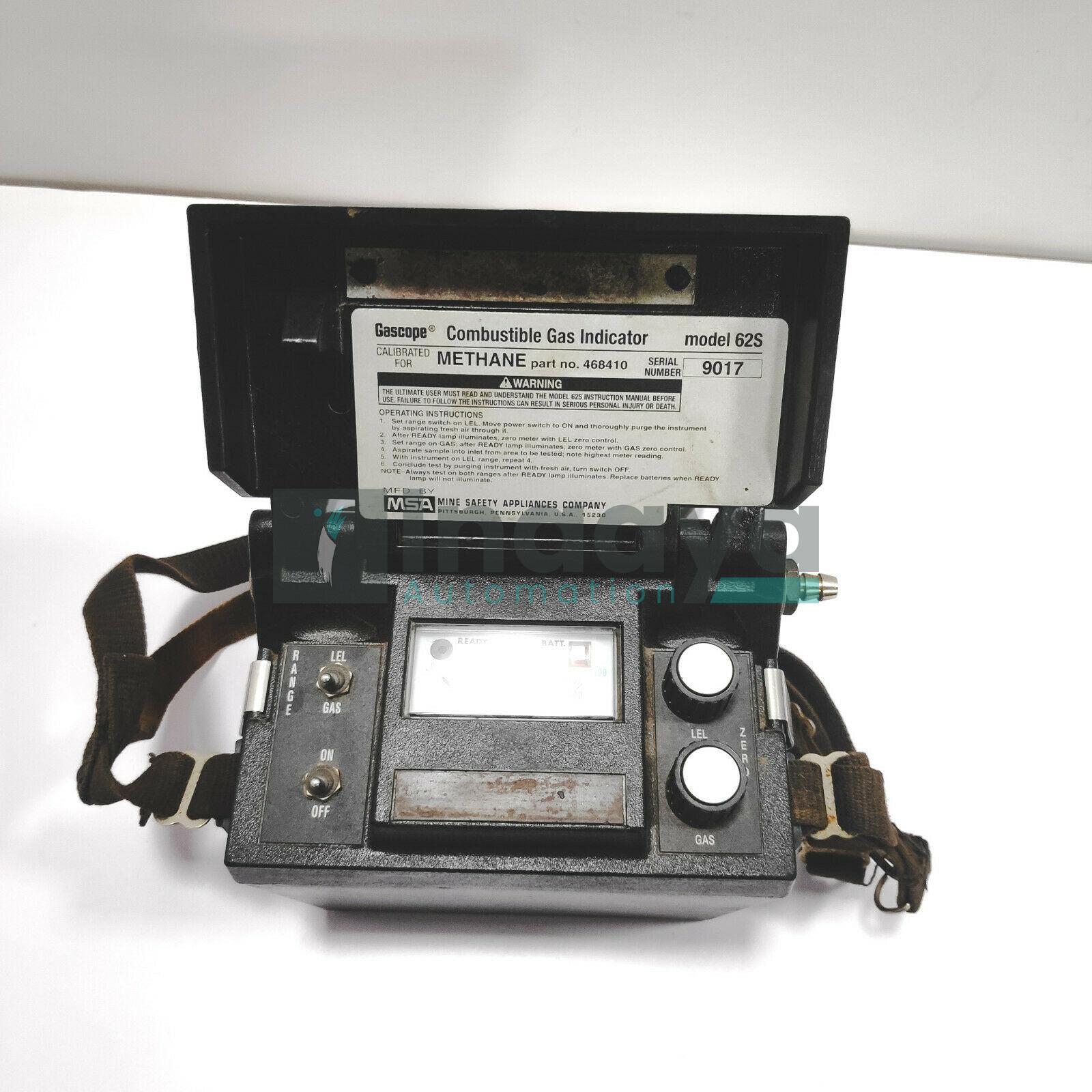 MSA 468410 Utility Model 62S Gascope Combustible Gas Indicator