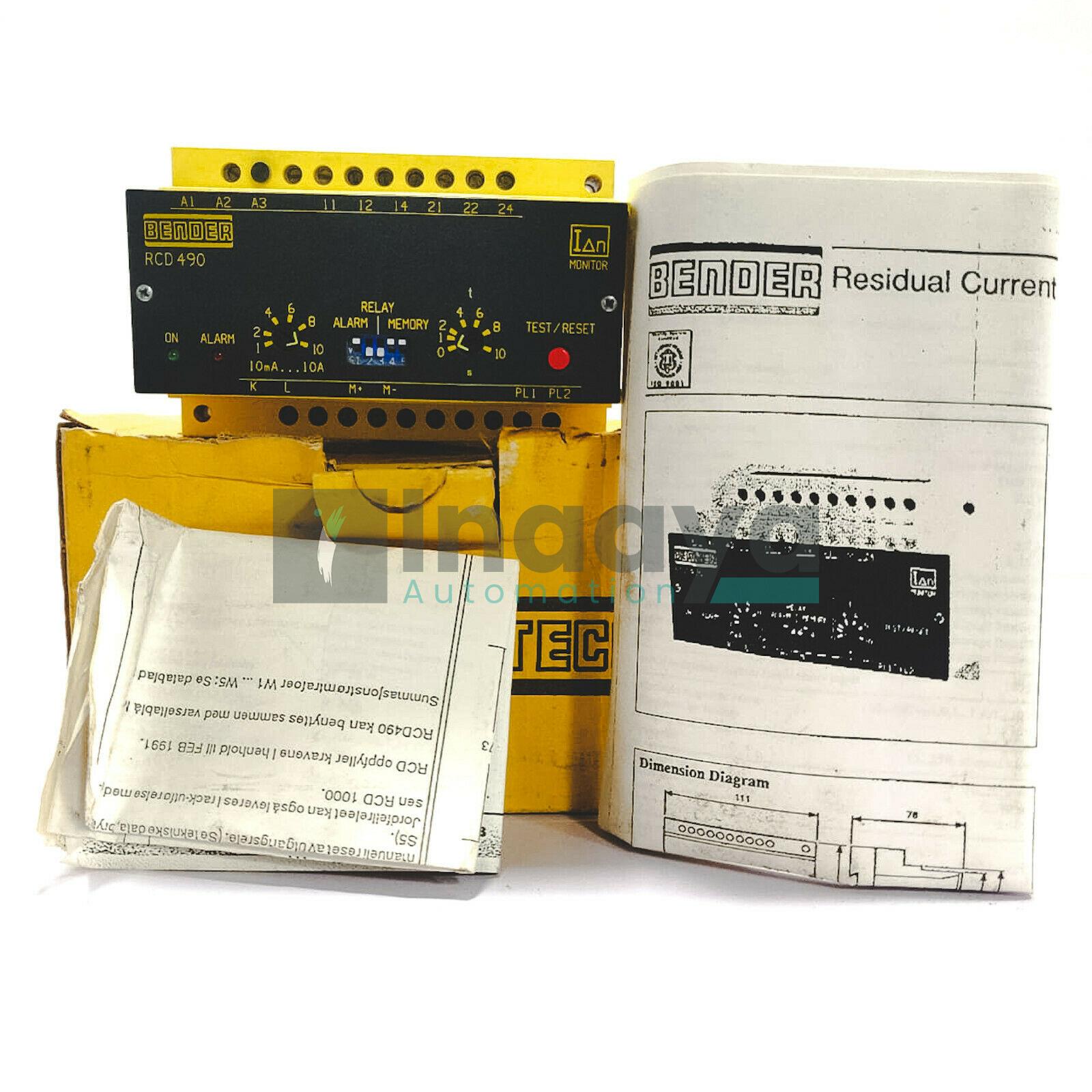 BENDER RCD-490 Residual Current Device