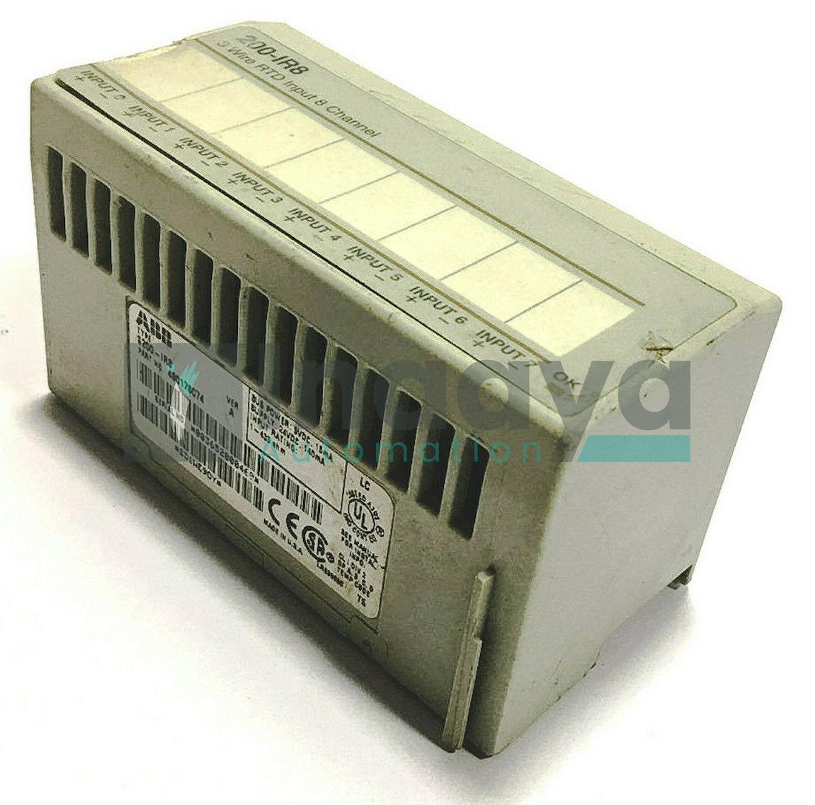 ABB S200-IR8 8 CHANNEL RTD INPUT Module