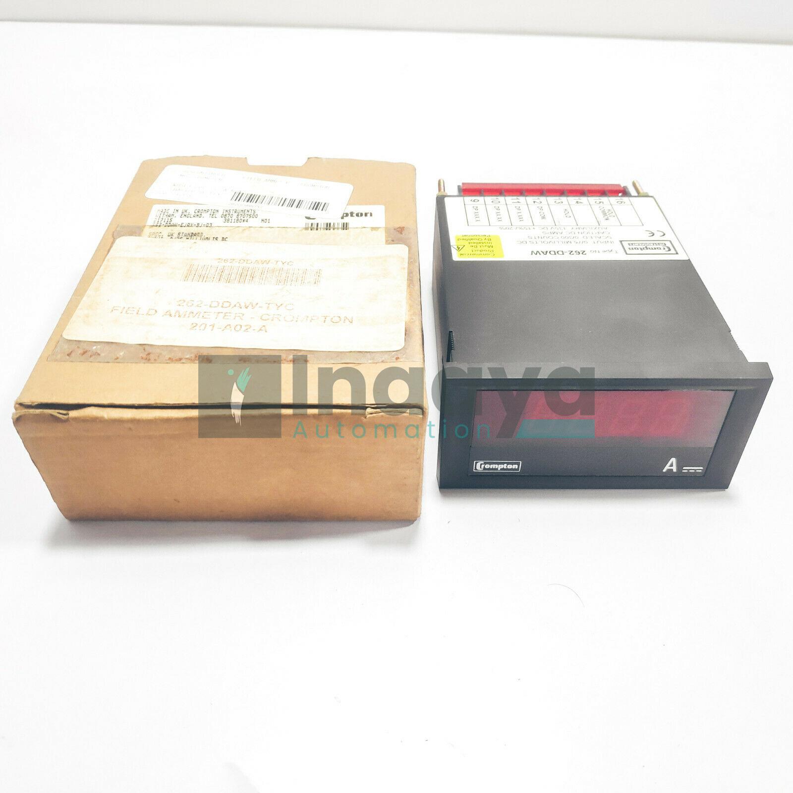 CROMPTON INSTRUMENTS 262-DDAW-EJRX-BJ-03 DIGITAL PANEL METER