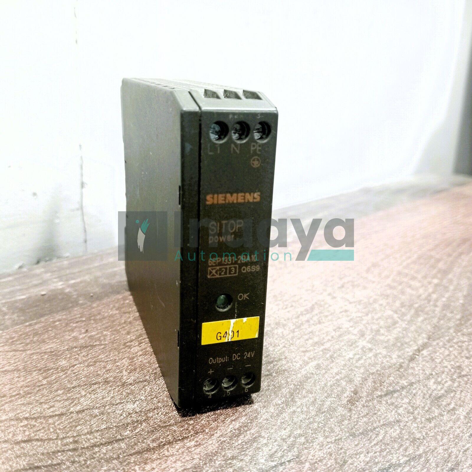 SIEMENS 6EP1331-2BA10 SITOP POWER 0.5AMP INPUT: 120-230 VAC OUTPUT: 0.5 AMP 24 VDC