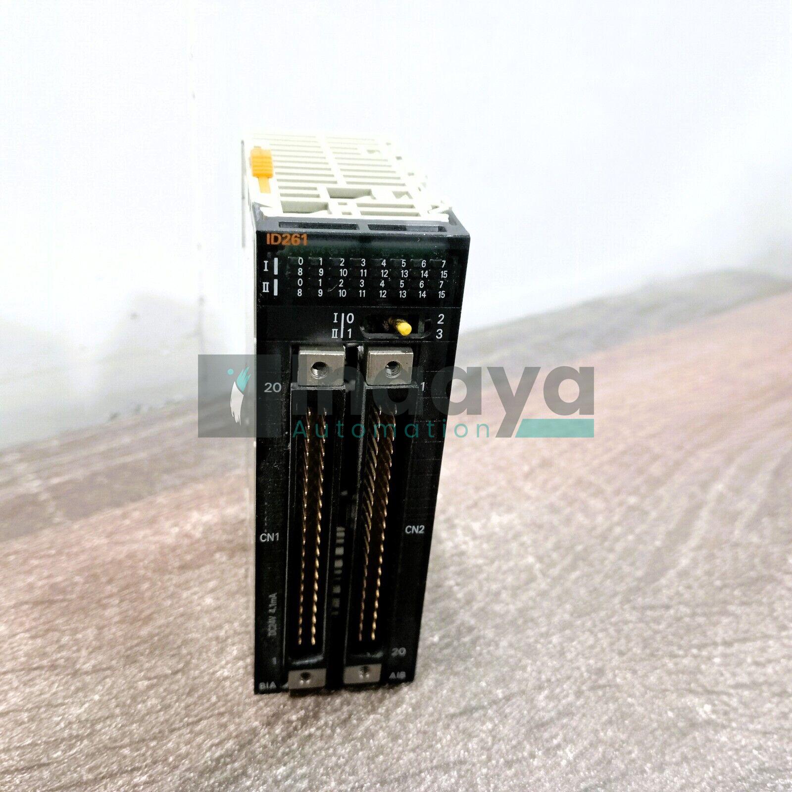 OMRON CJ1W-ID261 DC INPUT MODULE 24VDC 64-POINT 4.1MA 5.6 KILA-OHMS 90 MA MAX