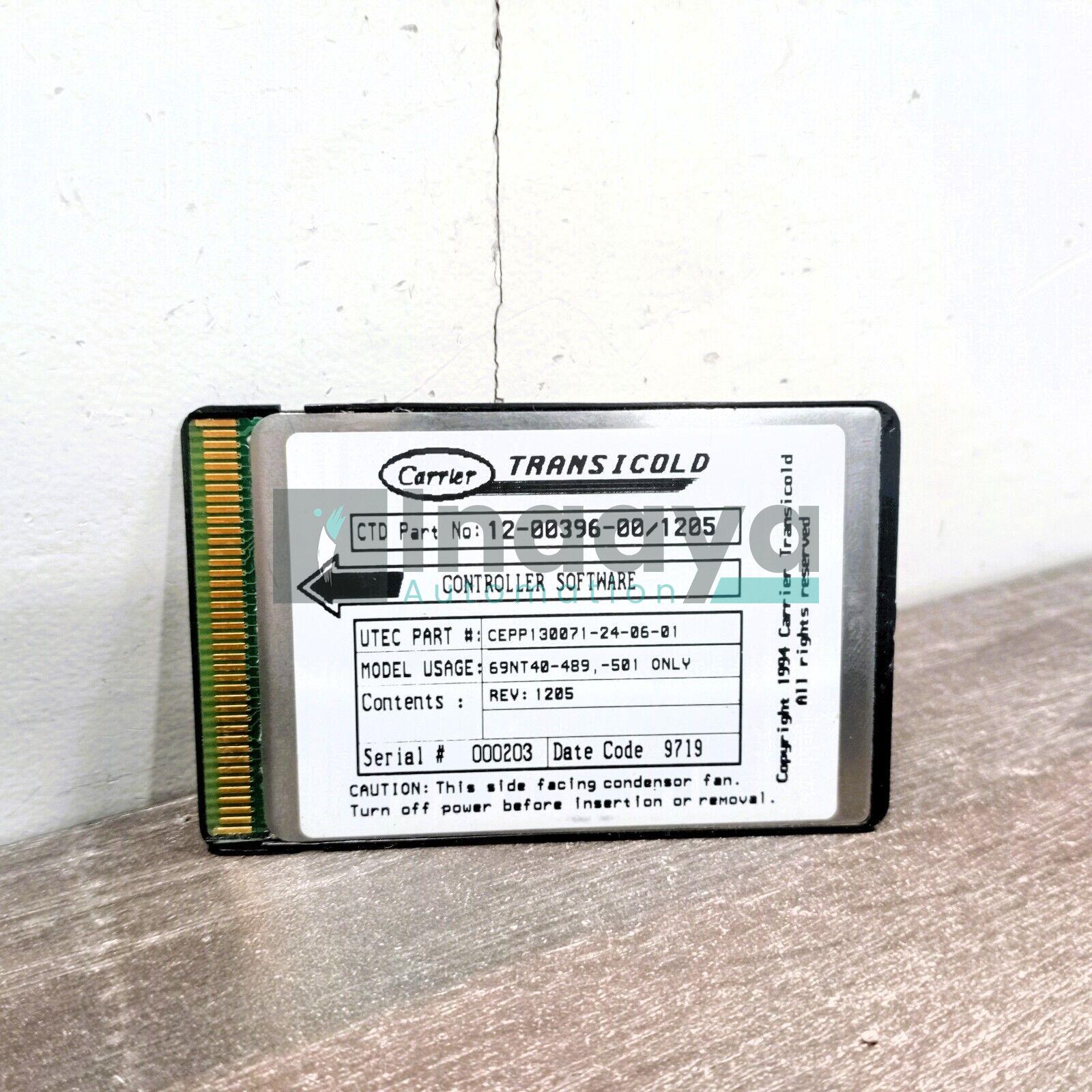 CARRIER CEPP130071-24-06-01 TRANSICODLD 12-00396-00/1205 CONTROLLER SOFTWARE