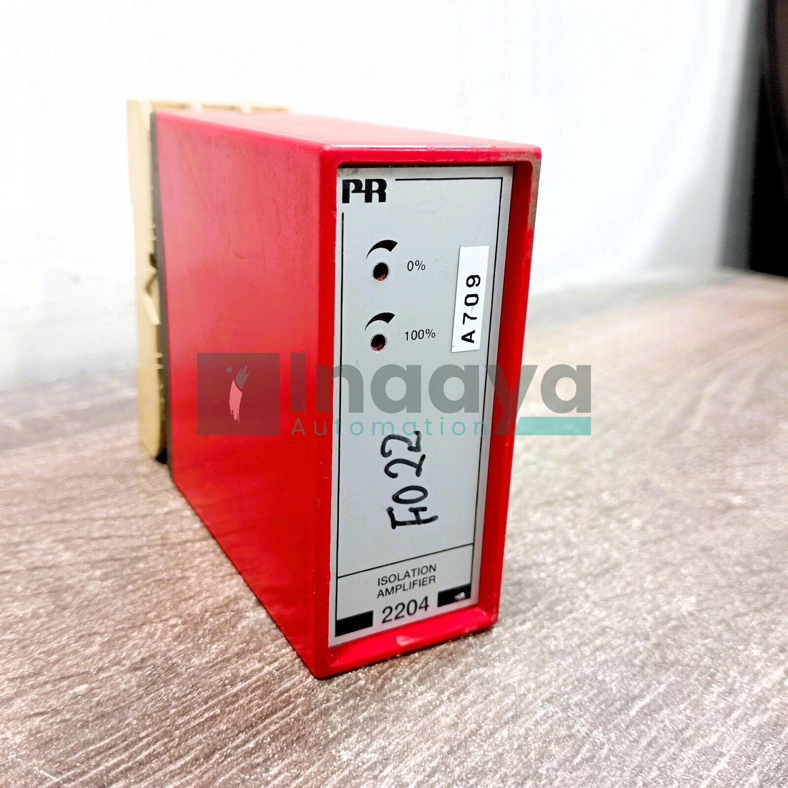 PR ELECTRONICS 2204X2 (2204) ISOLATION AMPLIFIER 24V 4-20MA