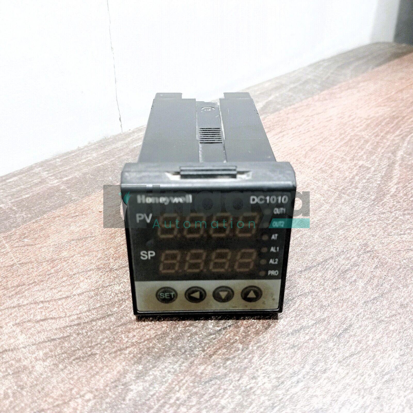 HONEYWELL DC1010CT-201000-E TEMPERATURE CONTROL MICROPRO VOLT VOLTAGE PULSE 20VDC/20 MA 1 ALARM RELAY 100 TO 240V AC 50/60HZ 8VA MAX