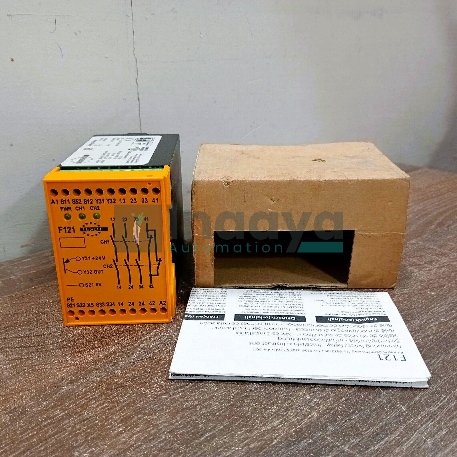 TESCH F121X01 SAFETY RELAY
