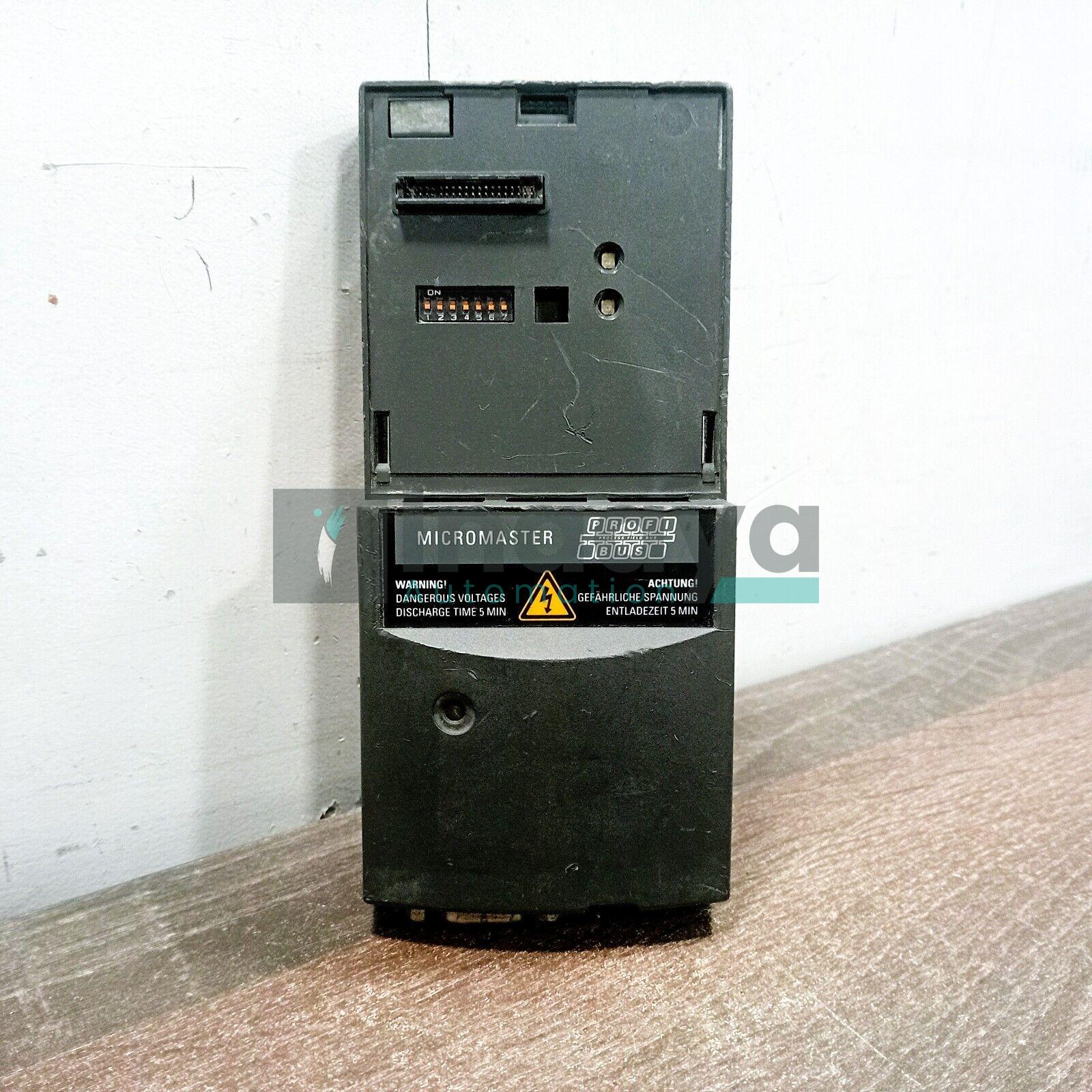 SIEMENS 6ES6400-1PB00-0AA0 MICROMASTER 4 PROFIBUS MODULE FOR MECHANICAL REASONS FOR MM4 FX/GX THE PLUG 6GK1500-0EA02 MUST BE USED SPARE PART