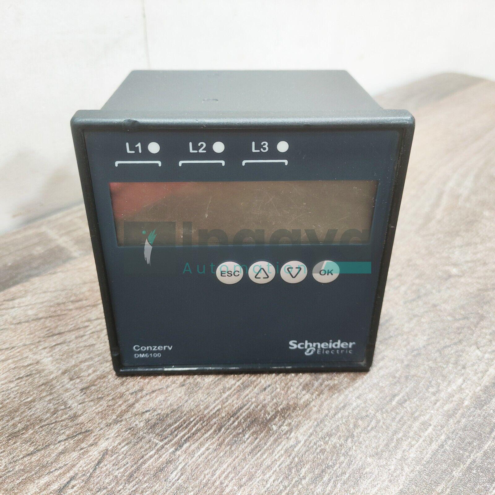 SCHNEIDER ELECTRIC CONZERV DM6100 DIGITAL PANEL METER