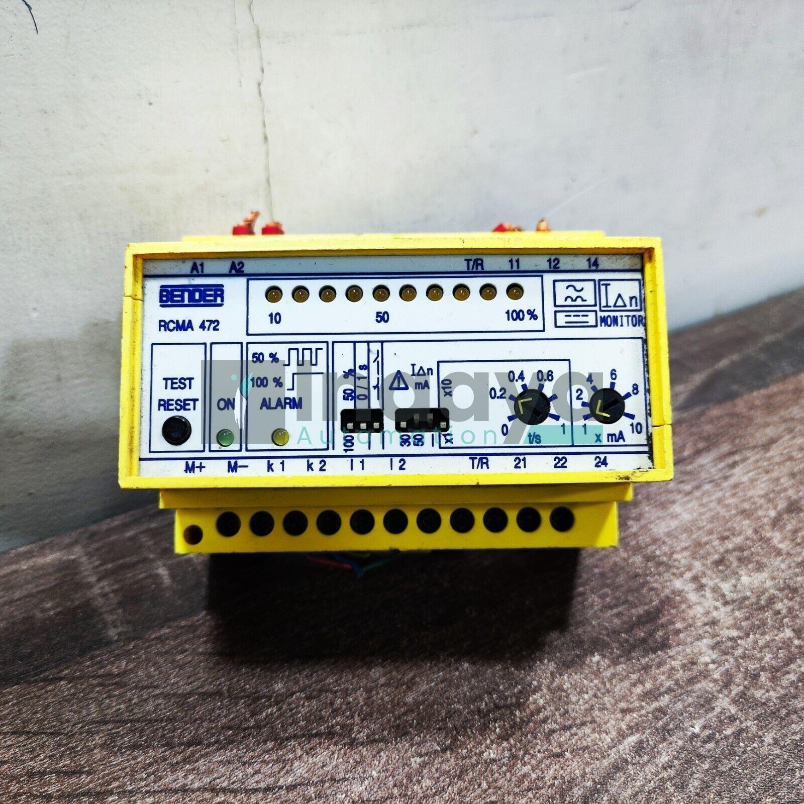 BENDER RCMA 472 RCMA472LY RESIDUAL CURRENT MONITOR