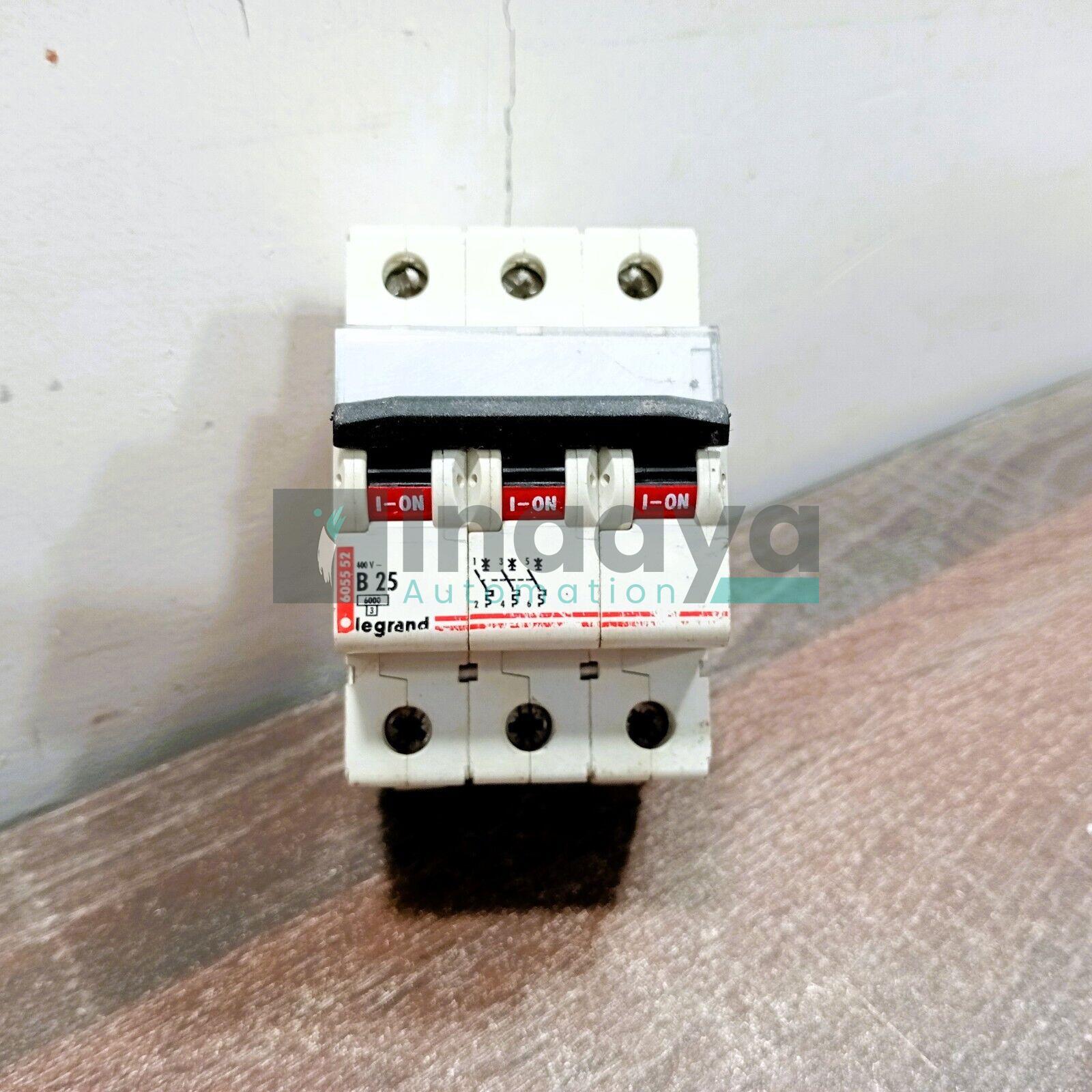 LEGRAND B25 605552 3POLE 25AMP MCB MAIN CIRCUIT BREAKER