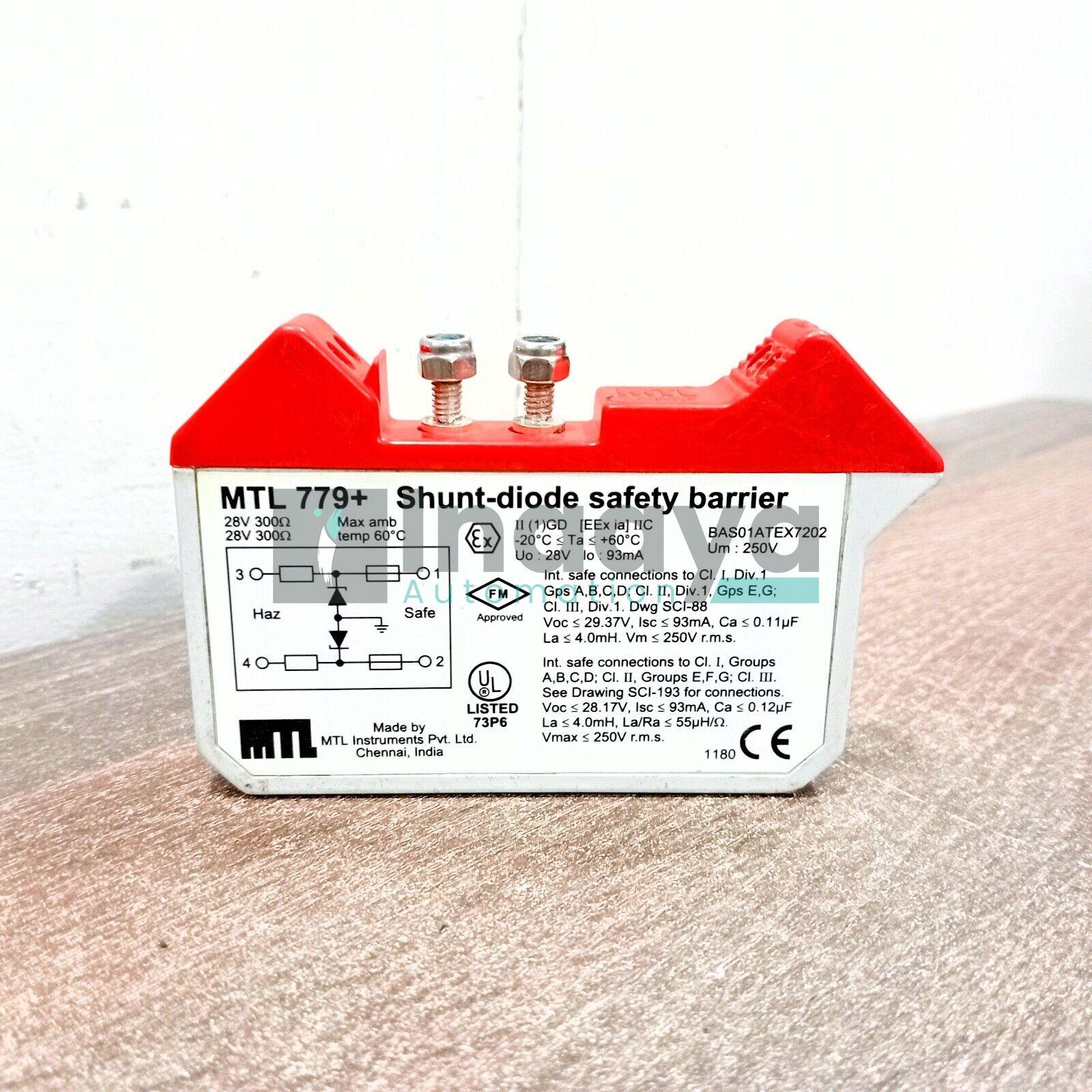 MTL MTL779+ SHUNT DIODE SAFETY BARRIER 2CHANNEL 28 VOLT +VE 300OHM